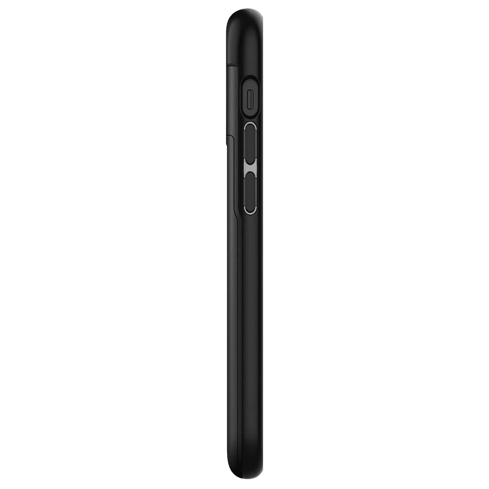 spigen Slim Armor CS Polycarbonate & TPU Back Cover for Apple iPhone 12 mini (Air Cushion Technology, Black)_6