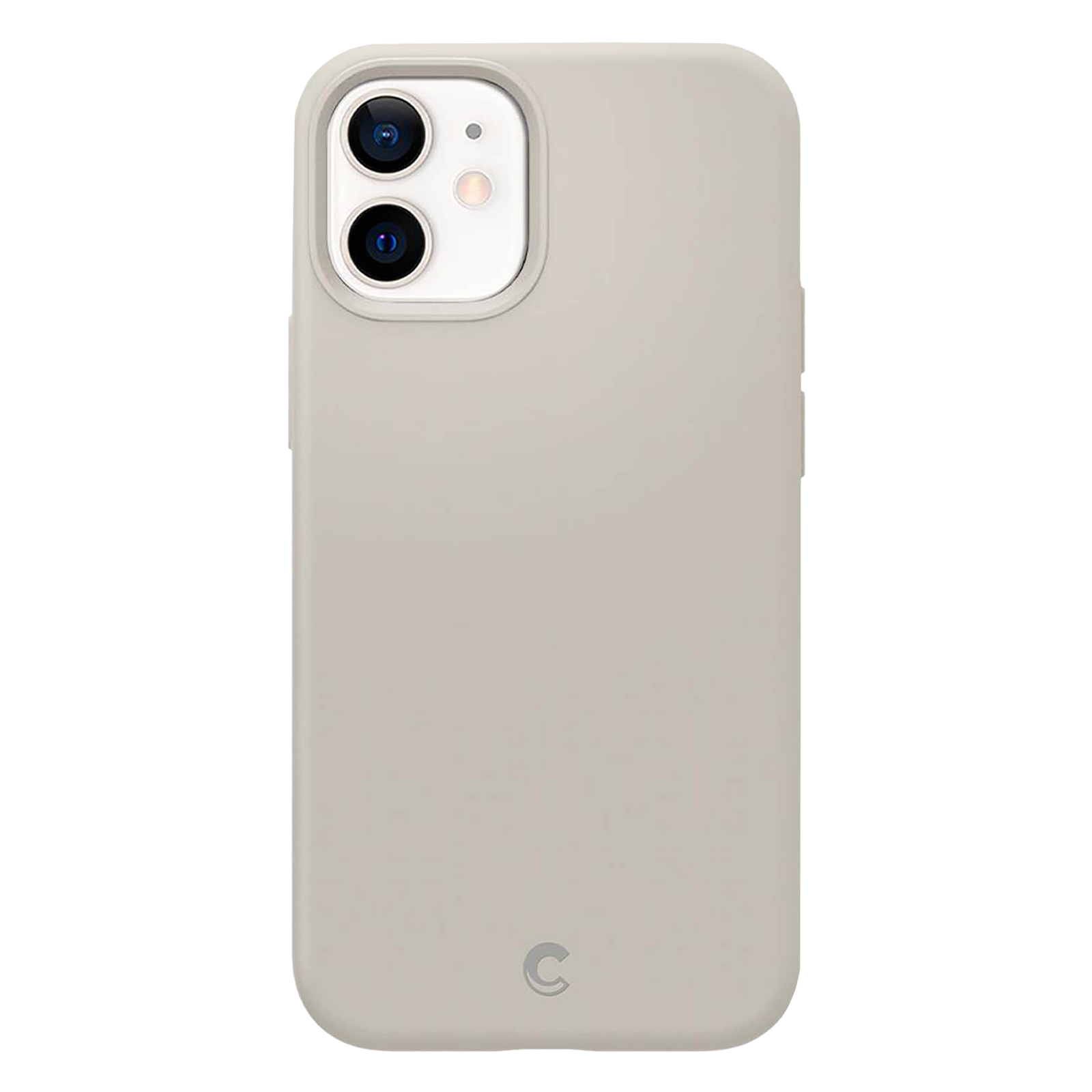 spigen Silicone Back Case For iPhone 12 Mini (Ergonomic Design, ACS01787, Beige)_4