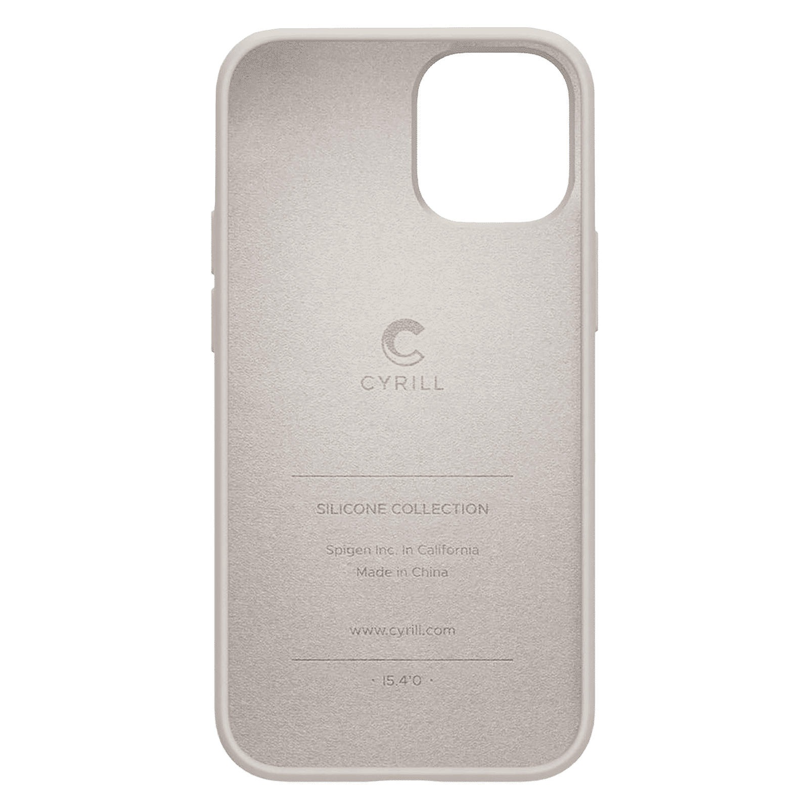 spigen Silicone Back Case For iPhone 12 Mini (Ergonomic Design, ACS01787, Beige)_5
