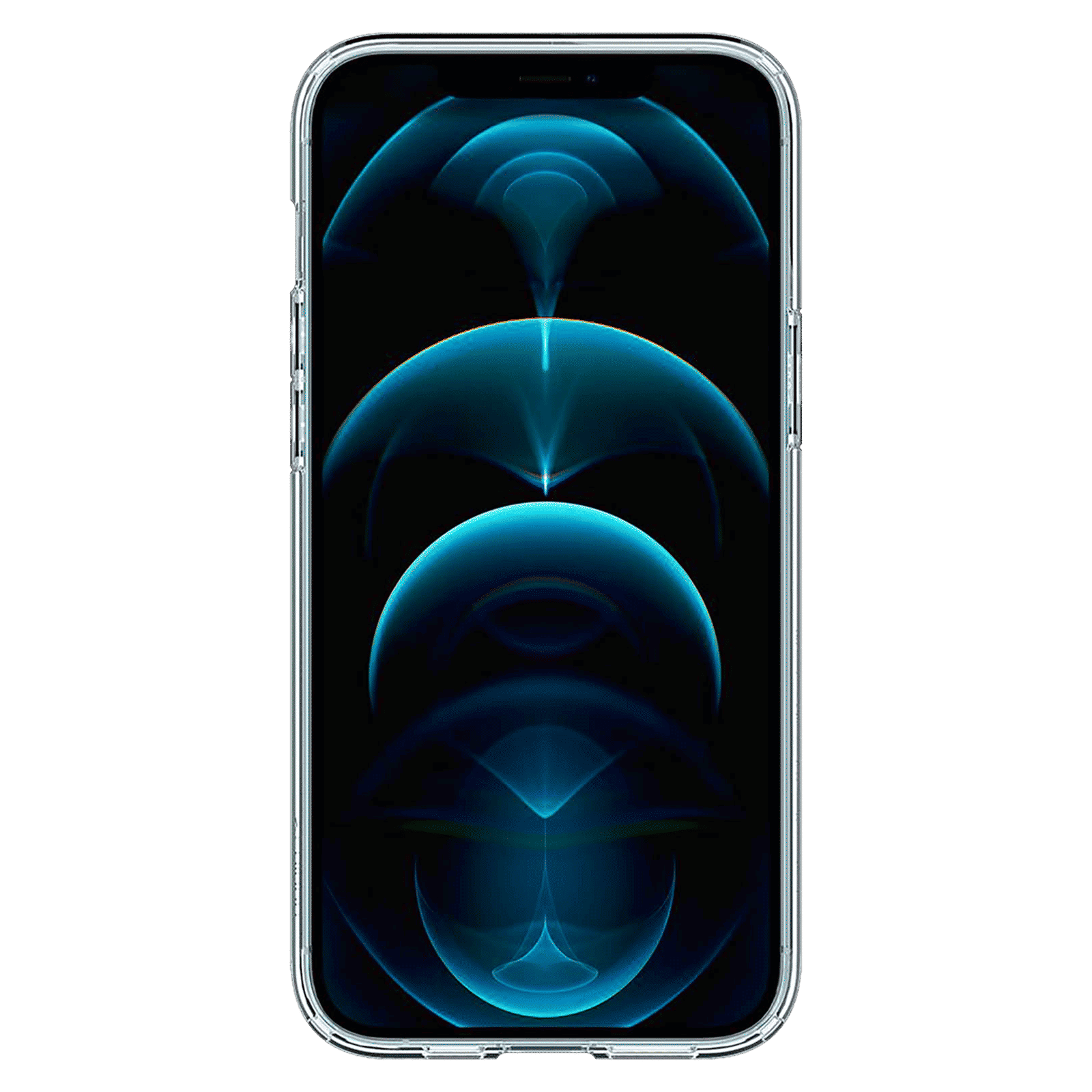spigen Ultra Hybrid Mag TPU & Polycarbonate Back Cover for Apple iPhone 12 Pro Max (Air Cushion Technology, Pacific Blue)_1