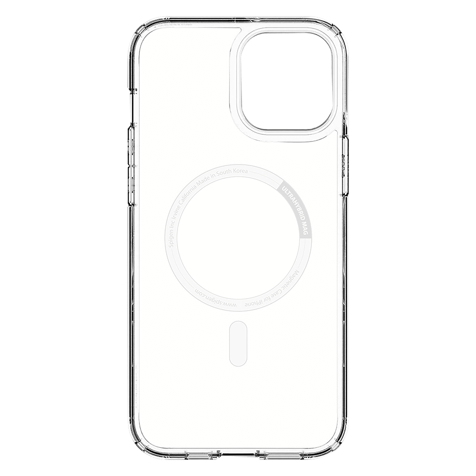 spigen Ultra Hybrid Mag TPU & Polycarbonate Back Cover for Apple iPhone 12 Pro Max (Air Cushion Technology, Graphite)_5
