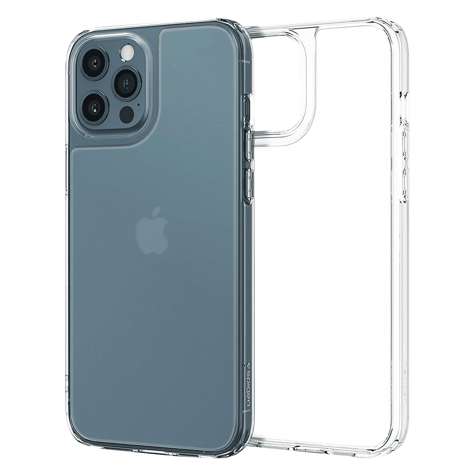 spigen Quartz Hybrid Glass, Tempered Glass & TPU Back Case For iPhone 12 Pro Max (Slim & Grip-Friendly, ACS02600, Matte Clear)_3