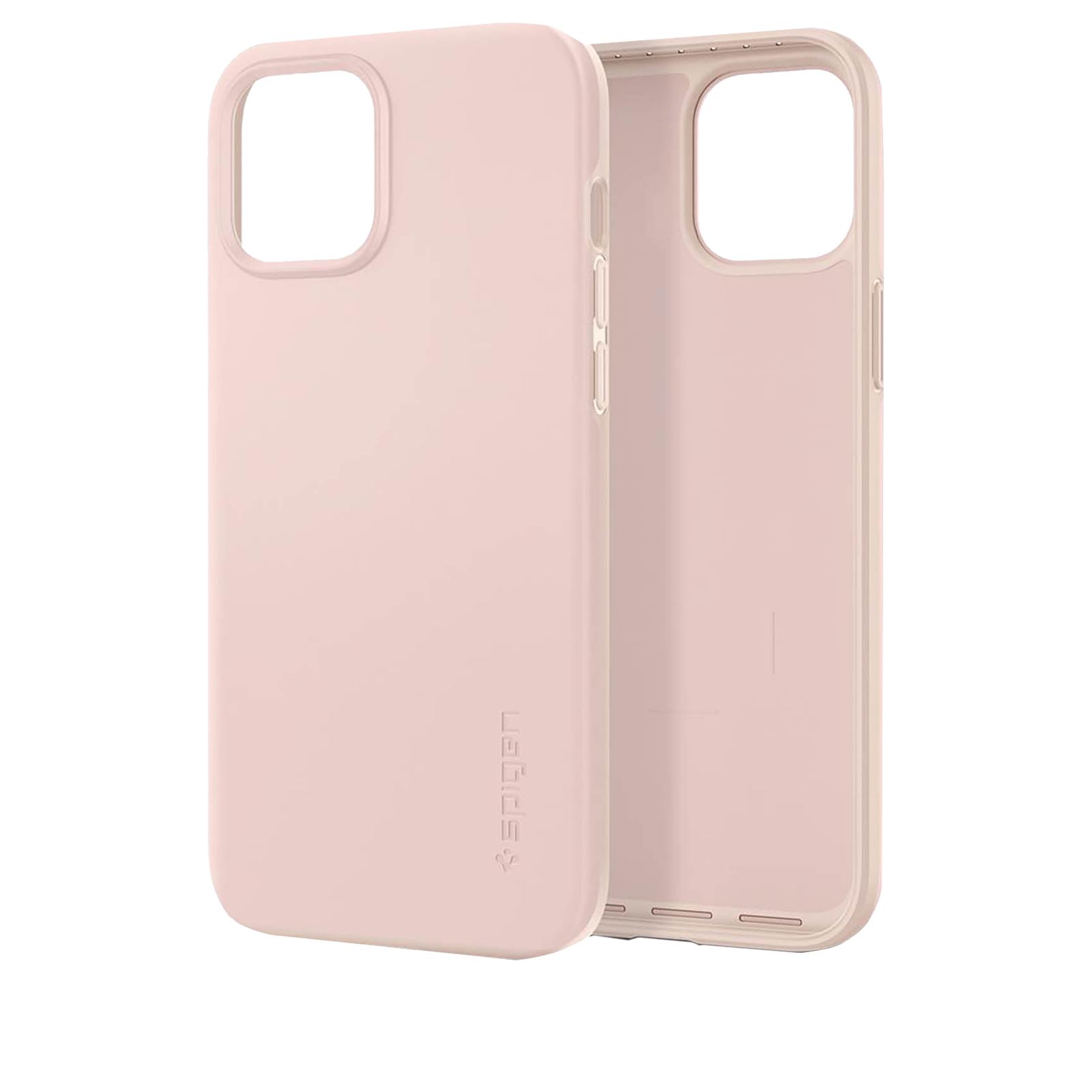 spigen Thin Fit Polycarbonate Back Cover for Apple iPhone 12 Pro Max (Wireless Charging Compatible, Pink Sand) spigen Thin Fit Polycarbonate Back Cover for Apple iPhone 12 Pro Max (Wireless Charging Compatible, Pink Sand)_5