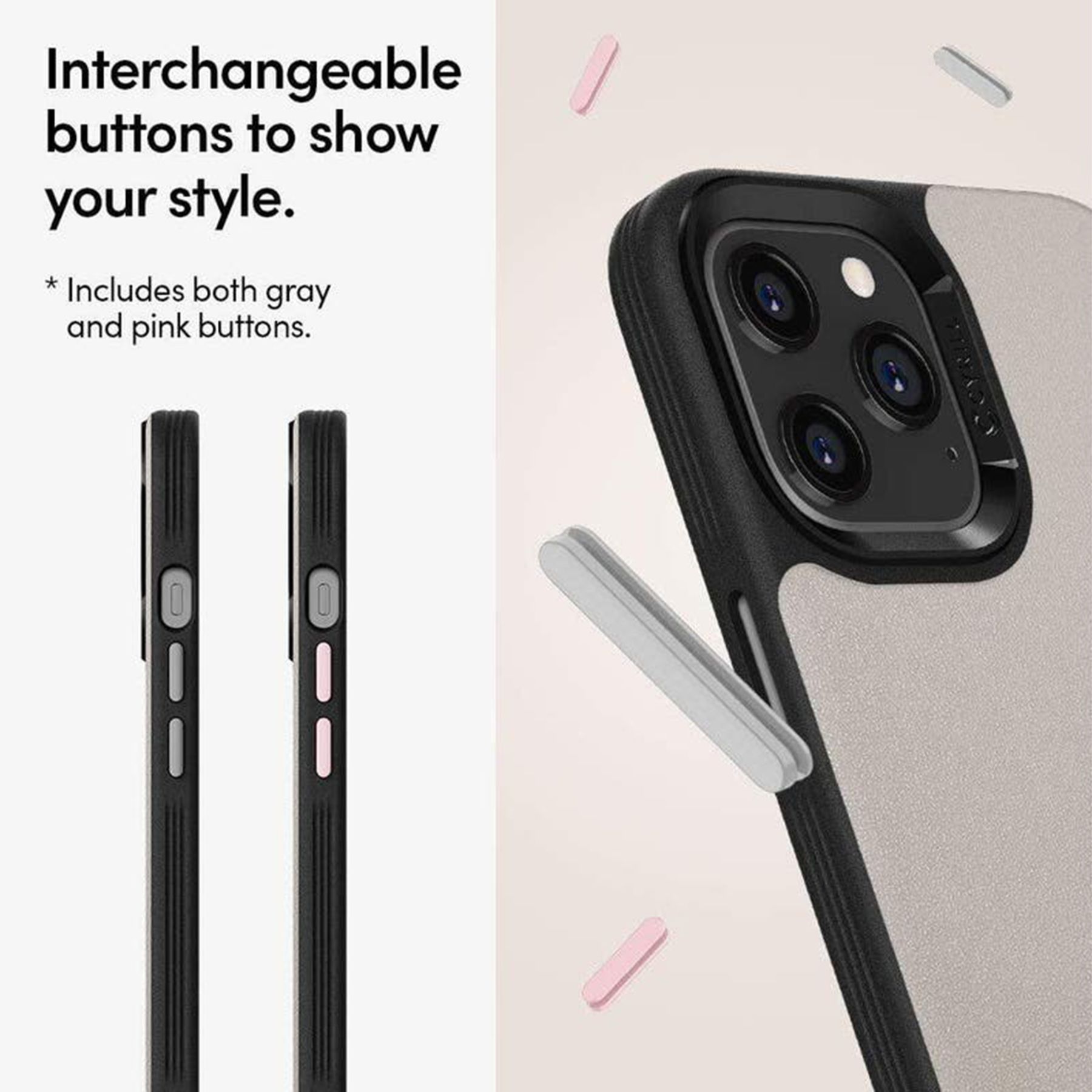 spigen Cyrill Polyurethane Leather Back Cover for Apple iPhone 12 Pro Max (Multi Layer Protection, Stone)_9