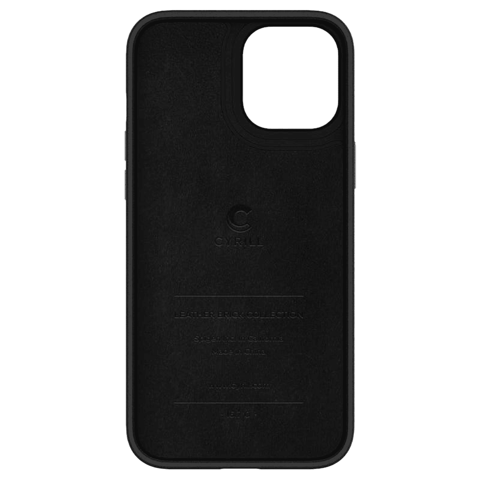 spigen Cyrill Polyurethane Leather Back Cover for Apple iPhone 12 Pro Max (Multi Layer Protection, Stone)_4