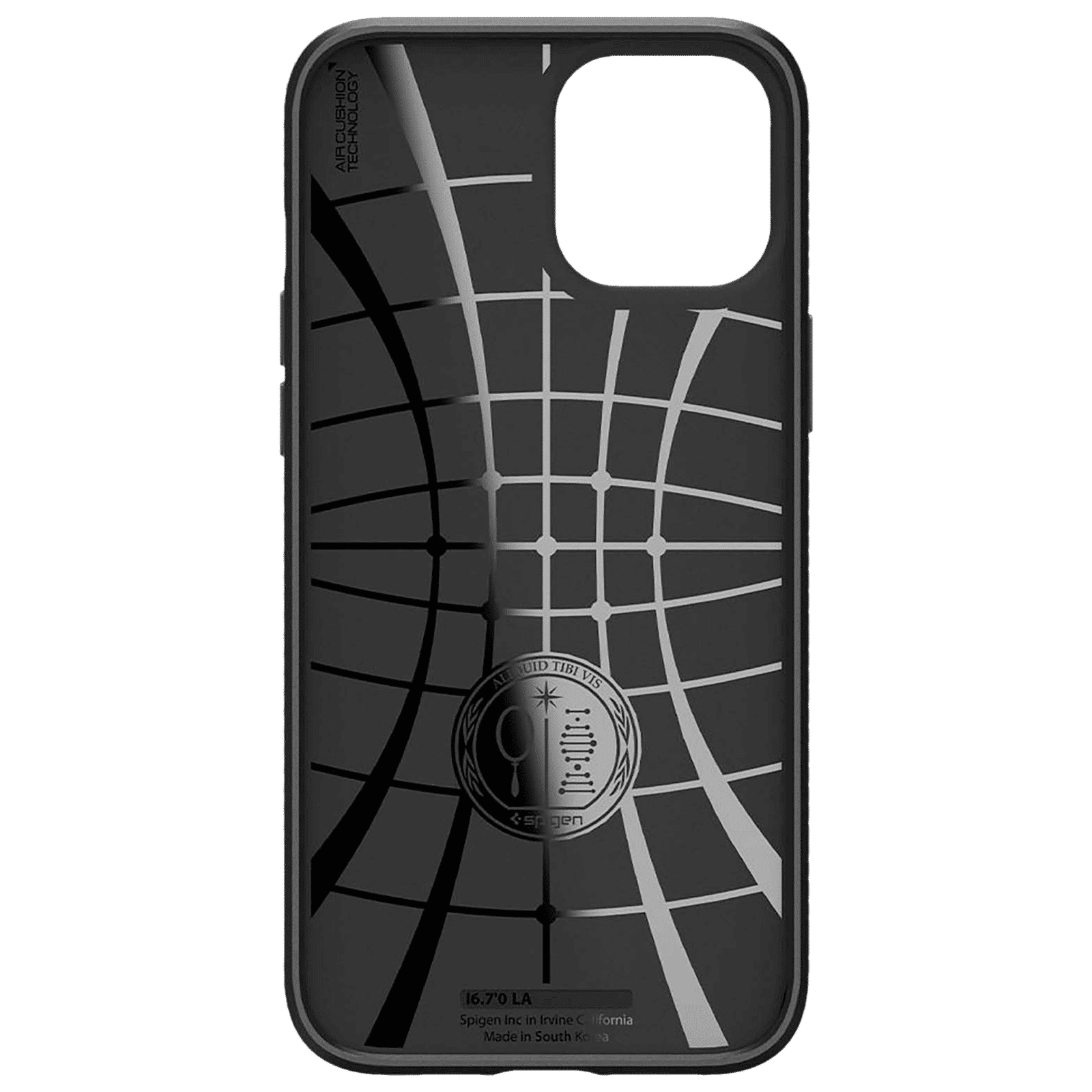 spigen Liquid Air TPU Back Cover For Apple iPhone 12 Pro Max (Supports Wireless Charging, Matte Black)_7