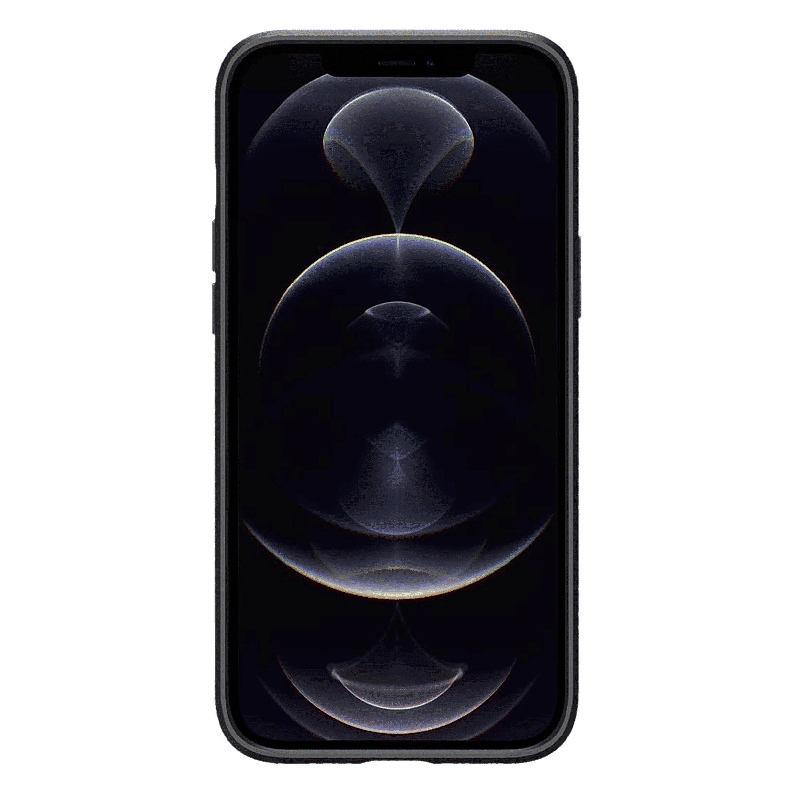 spigen Liquid Air TPU Back Cover For Apple iPhone 12 Pro Max (Supports Wireless Charging, Matte Black)_3