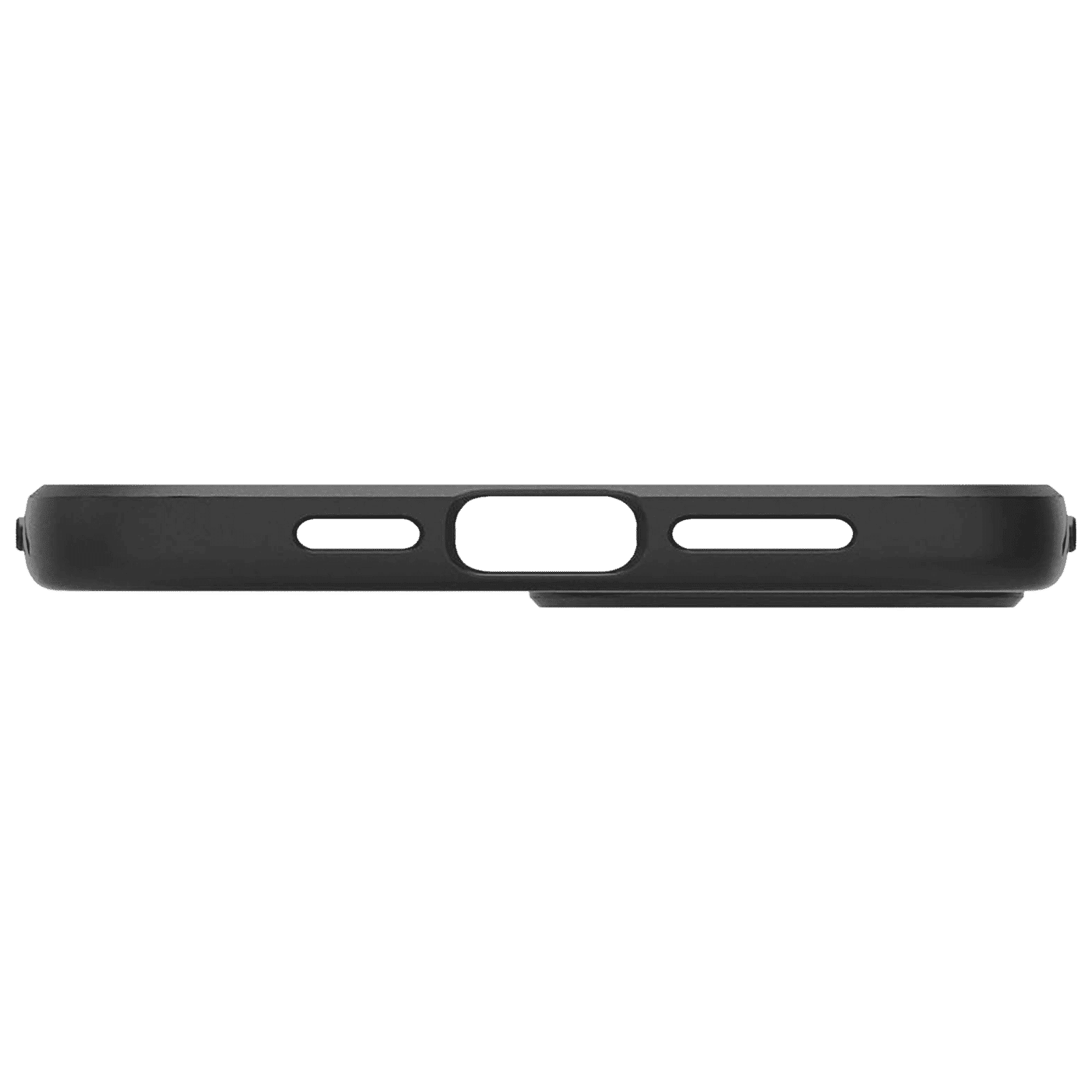 spigen Liquid Air TPU Back Cover For Apple iPhone 12 Pro Max (Supports Wireless Charging, Matte Black)_6