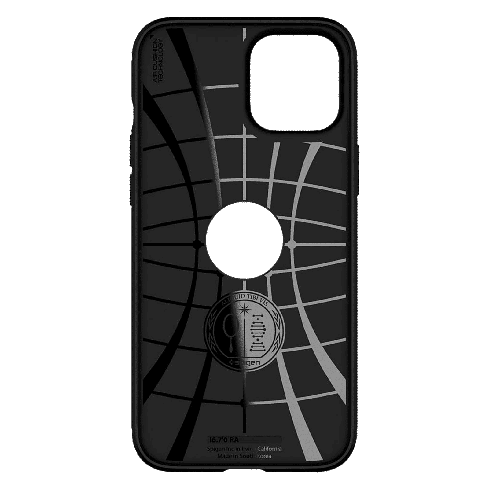 spigen Rugged Armor TPU & PC Back Case For iPhone 12 Pro Max (Slim & Grip-Friendly, ACS01616, Matte Black)_5