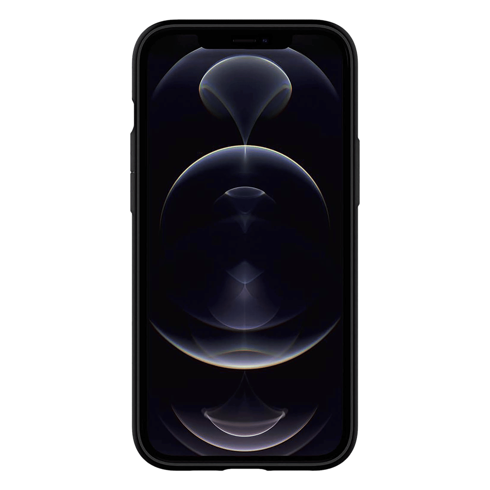 spigen Slim Armor Wallet TPU & Polycarbonate Back Cover for Apple iPhone 12 Pro Max (Air Cushion Technology, Black)_3