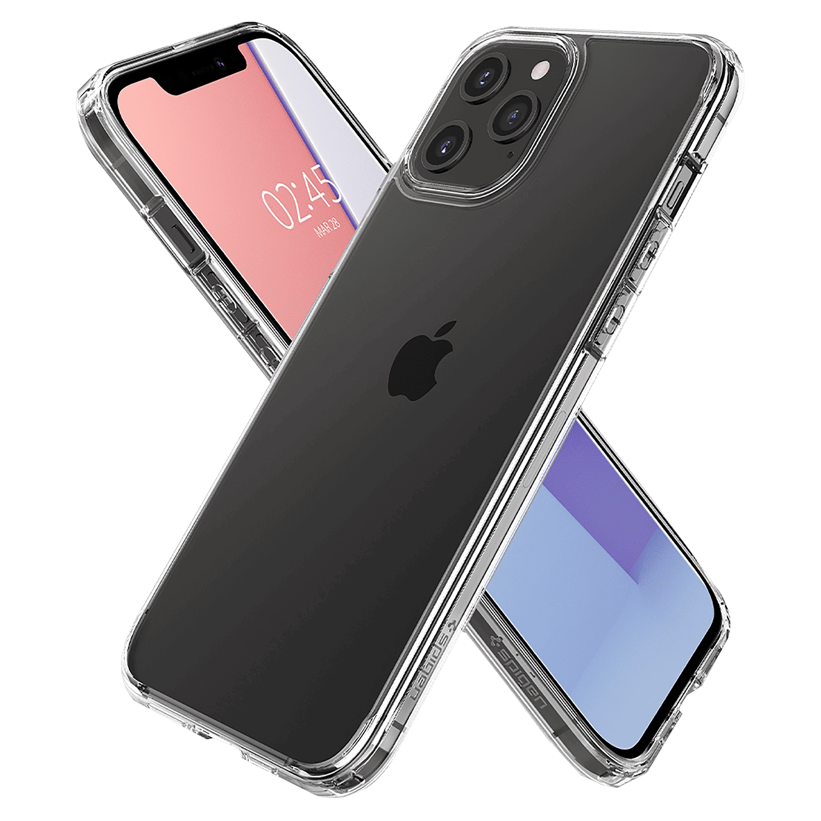 spigen Crystal Hybrid PC & TPU Back Cover For Apple iPhone 12 Pro Max (Hybrid Structure, Clear) spigen Crystal Hybrid PC & TPU Back Cover For Apple iPhone 12 Pro Max (Hybrid Structure, Clear)_1