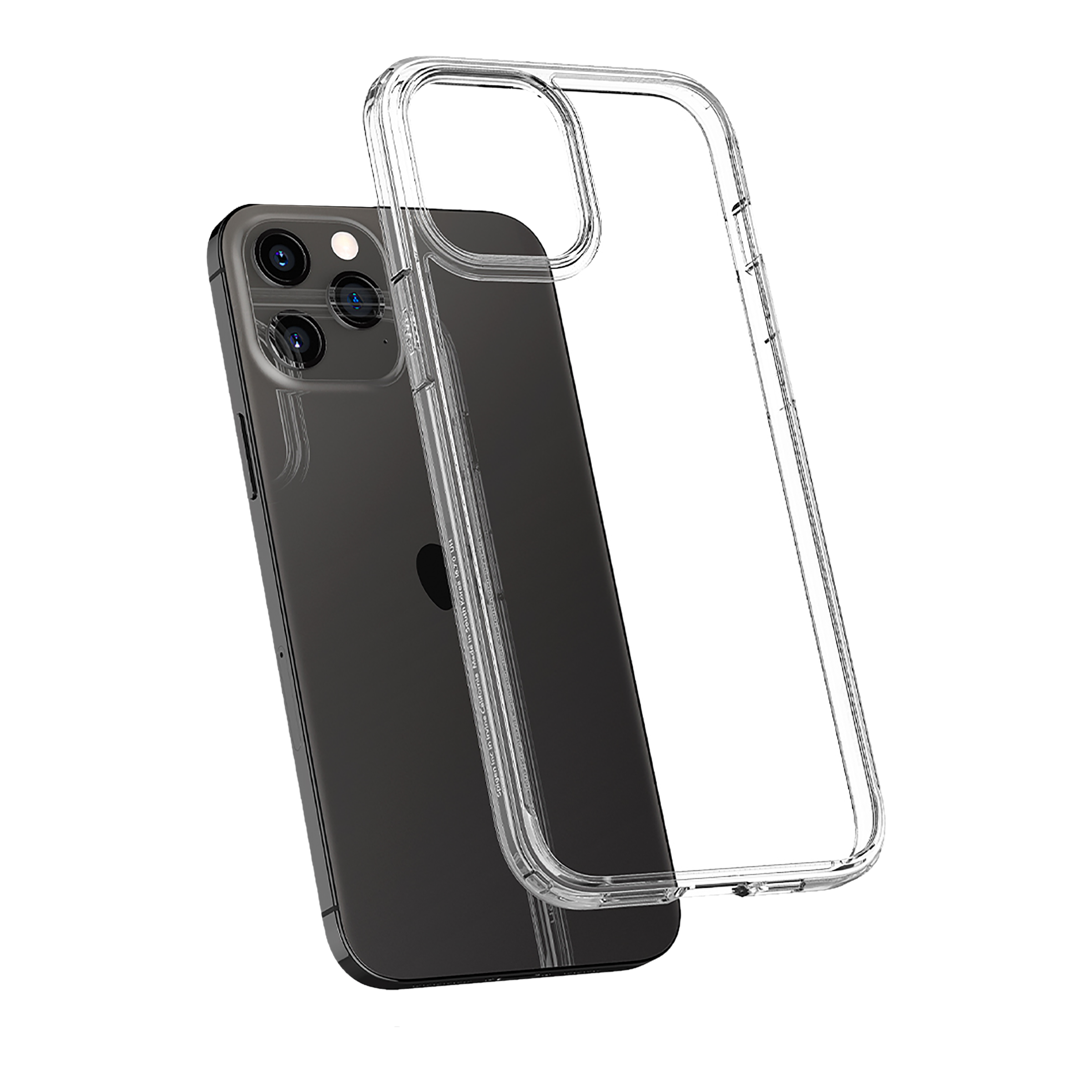 spigen Crystal Hybrid PC & TPU Back Cover For Apple iPhone 12 Pro Max (Hybrid Structure, Clear) spigen Crystal Hybrid PC & TPU Back Cover For Apple iPhone 12 Pro Max (Hybrid Structure, Clear)_5