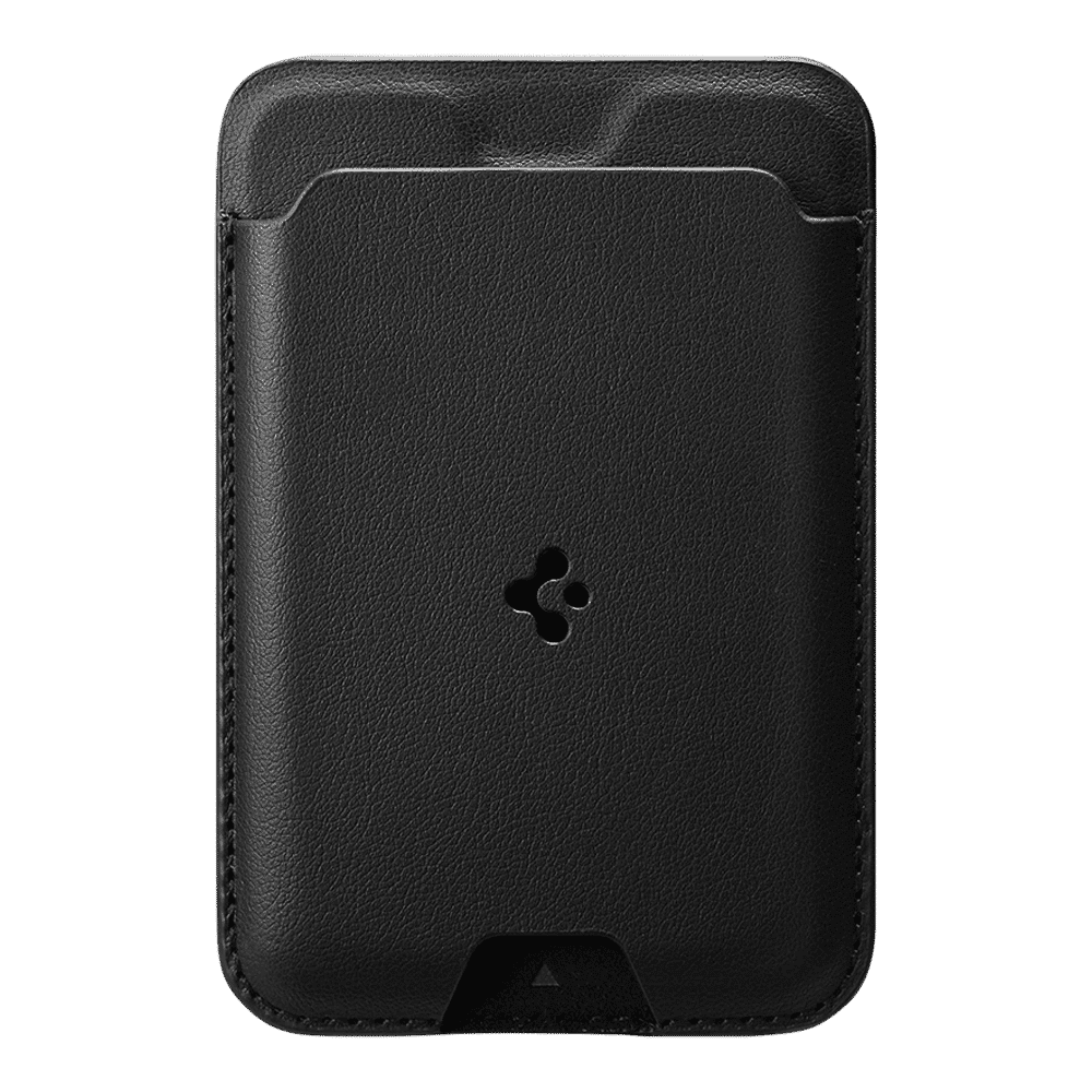 spigen Valentinus PU Leather & Magnet Card Holder For Apple iPhone 12 Series (Slim Form Factor, AMP02284, Black)_8