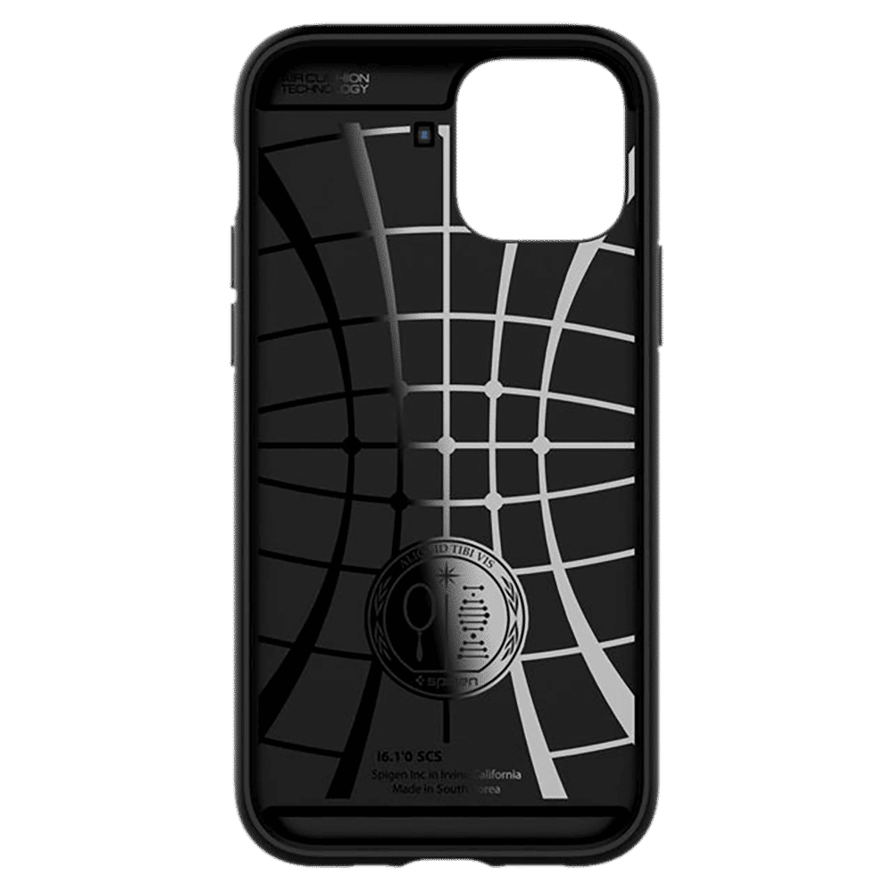spigen Slim Armor CS TPU & Polycarbonate Back Cover for Apple iPhone 12, 12 Pro (Air Cushion Technology, Navy Blue) spigen Slim Armor CS TPU & Polycarbonate Back Cover for Apple iPhone 12, 12 Pro (Air Cushion Technology, Navy Blue)_3