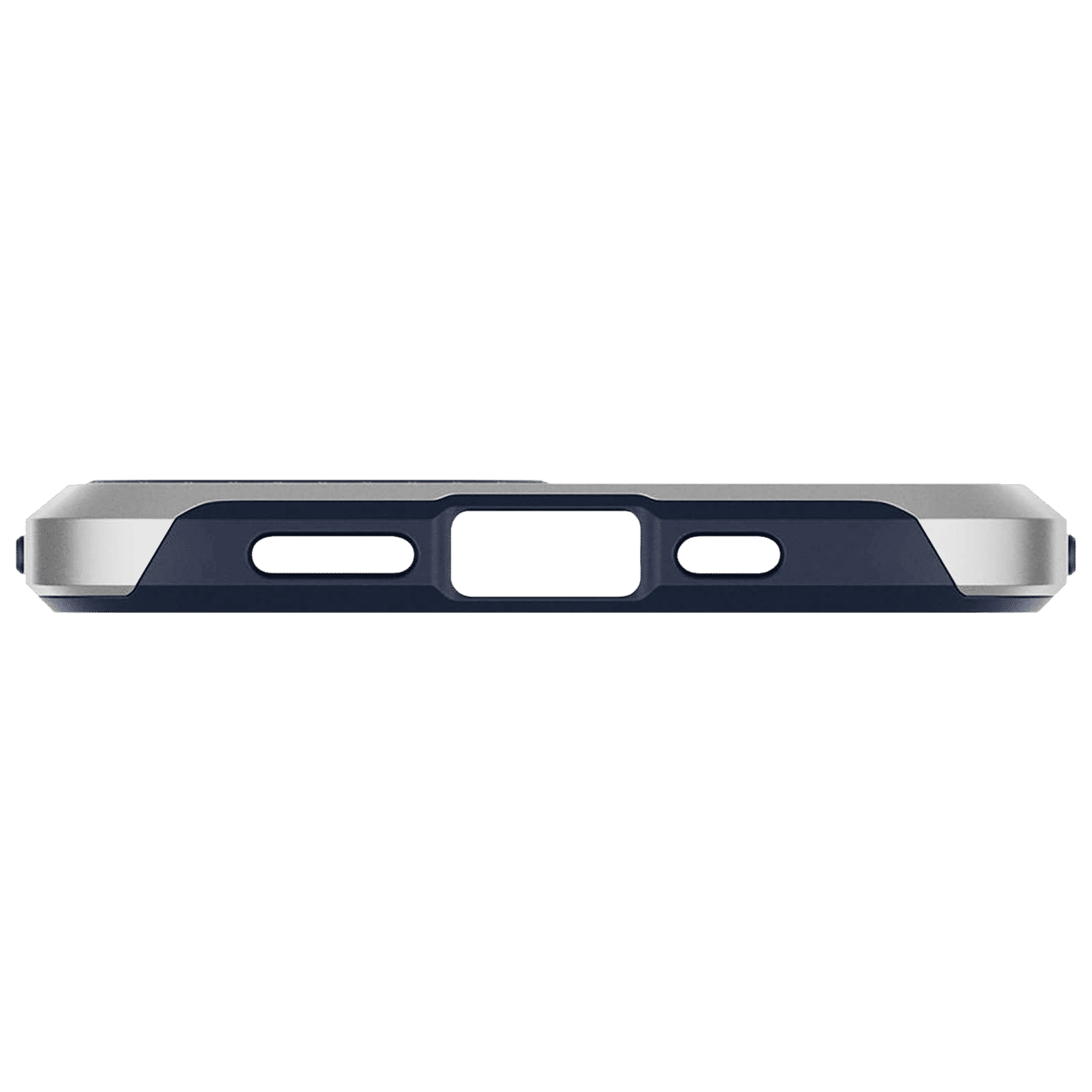 spigen Neo Hybrid Polycarbonate & TPU Back Cover for Apple iPhone 12, 12 Pro (Raised Edges, Satin Silver)_7