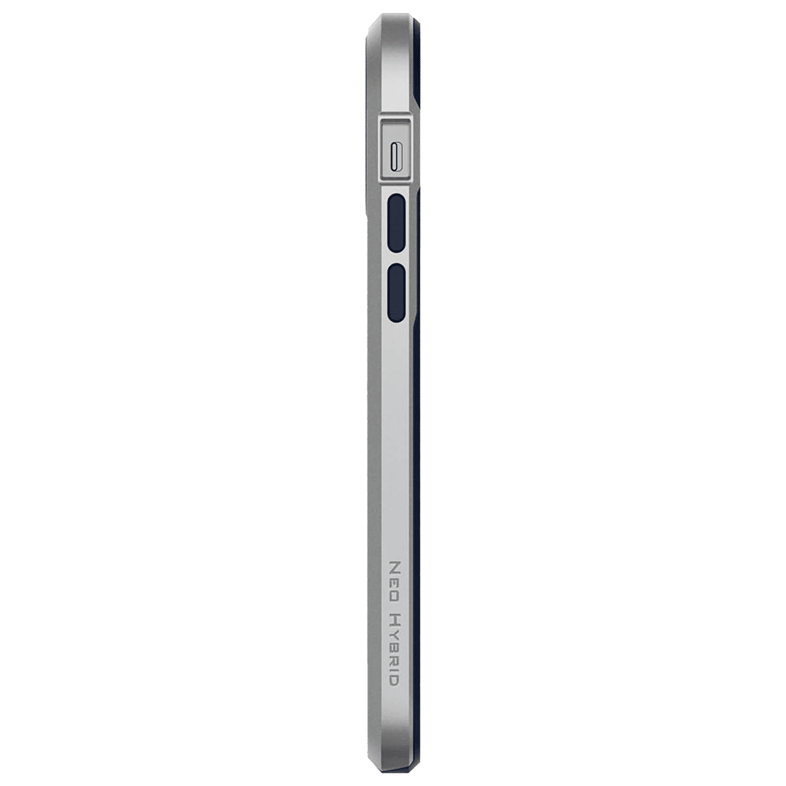 spigen Neo Hybrid Polycarbonate & TPU Back Cover for Apple iPhone 12, 12 Pro (Raised Edges, Satin Silver)_6