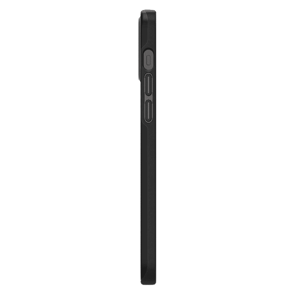 spigen Thin Fit Polycarbonate Back Cover for Apple iPhone 12, 12 Pro (Wireless Charging Compatible, Black)_14