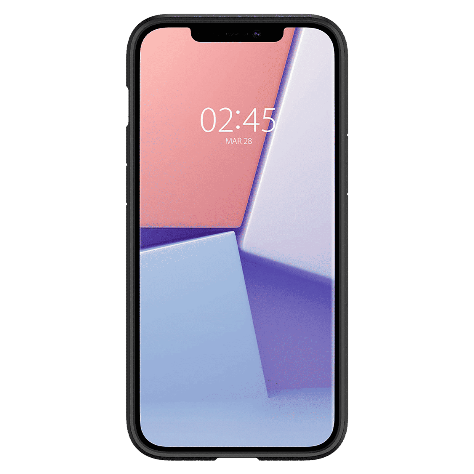 spigen Crystal Hybrid TPU Back Cover for Apple iPhone 12 and iPhone 12 Pro (Certified Military Grade Protection, Black)_3