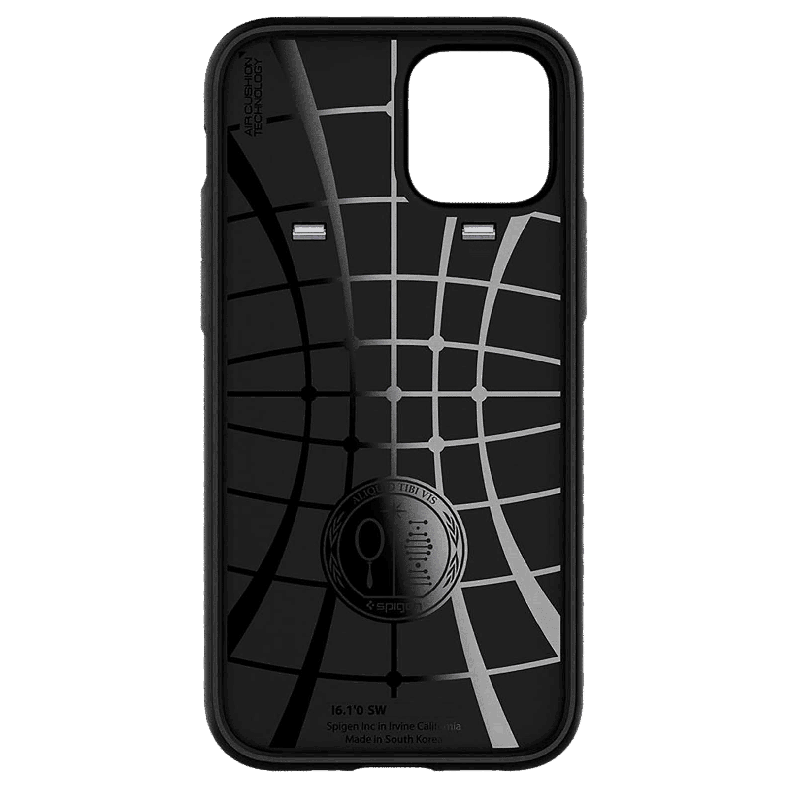 spigen Slim Armor Wallet TPU & Polycarbonate Back Cover for Apple iPhone 12, 12 Pro (Air Cushion Technology, Gunmetal)_7