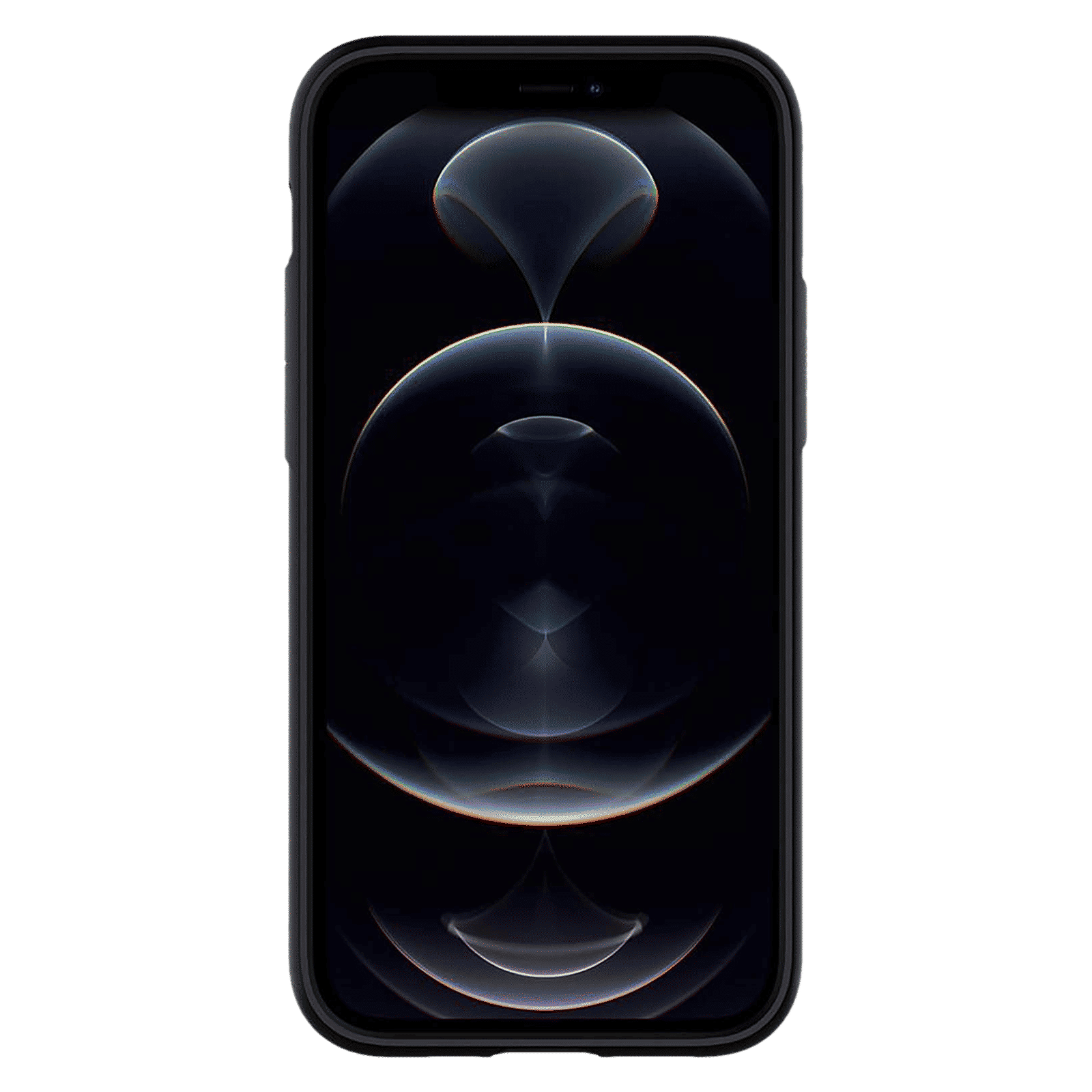 spigen Slim Armor Wallet TPU & Polycarbonate Back Cover for Apple iPhone 12, 12 Pro (Air Cushion Technology, Gunmetal)_3