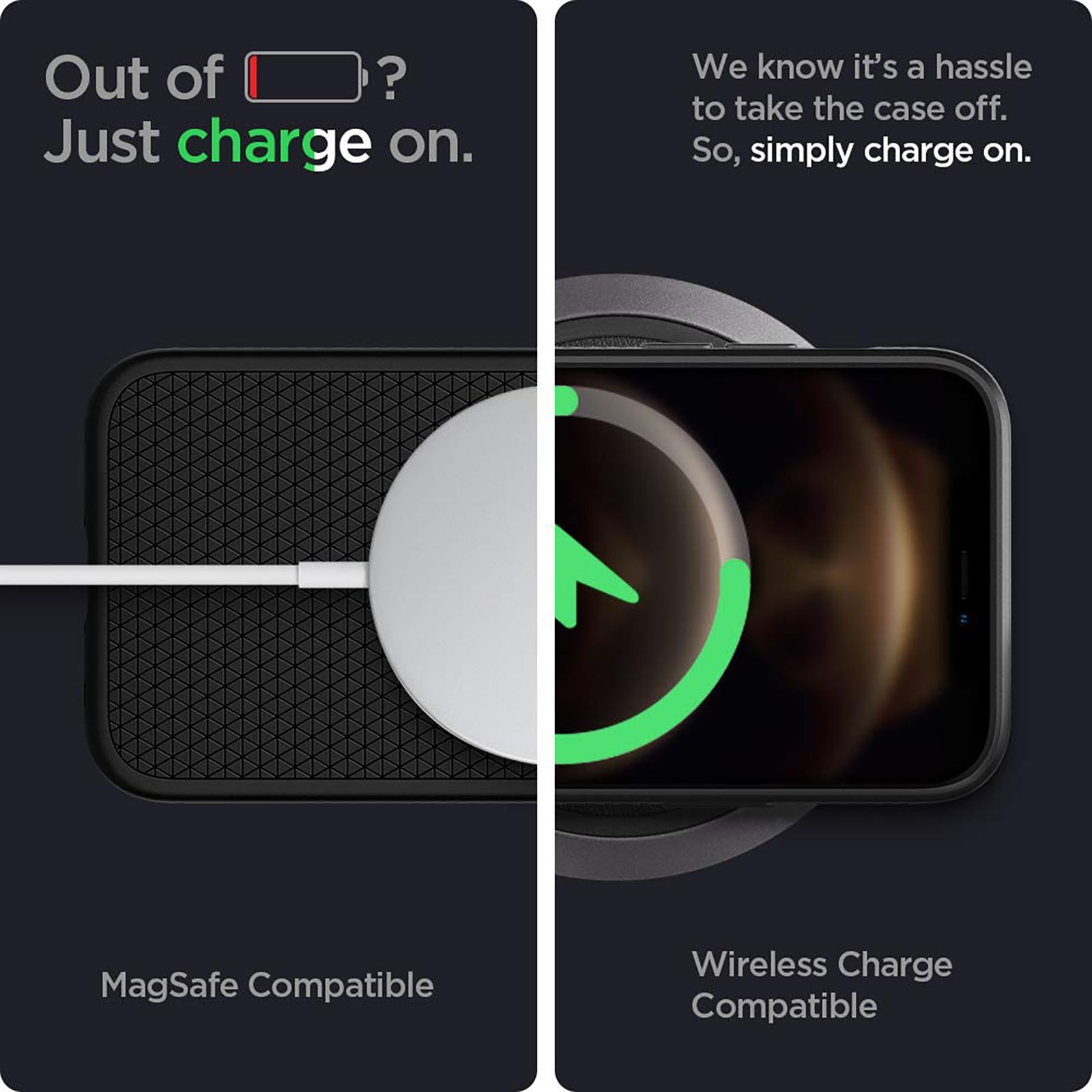 spigen Liquid Air TPU Back Cover for Apple iPhone 12, 12 Pro (Wireless Charging Compatible, Matte Black)_5