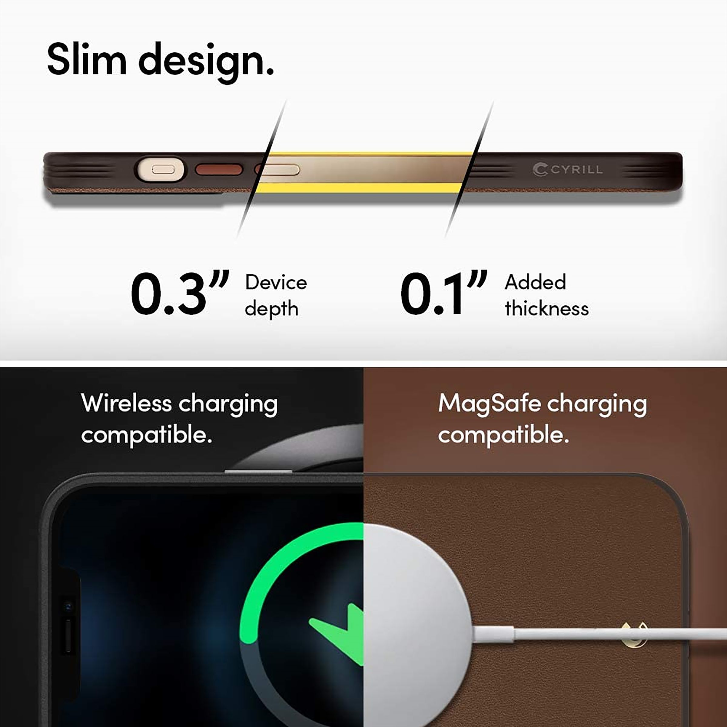 spigen Polycarbonate Back Case For iPhone 12 / iPhone 12 Pro (Dual Protection, ACS01733, Saddle Brown) spigen Polycarbonate Back Case For iPhone 12 / iPhone 12 Pro (Dual Protection, ACS01733, Saddle Brown)_4