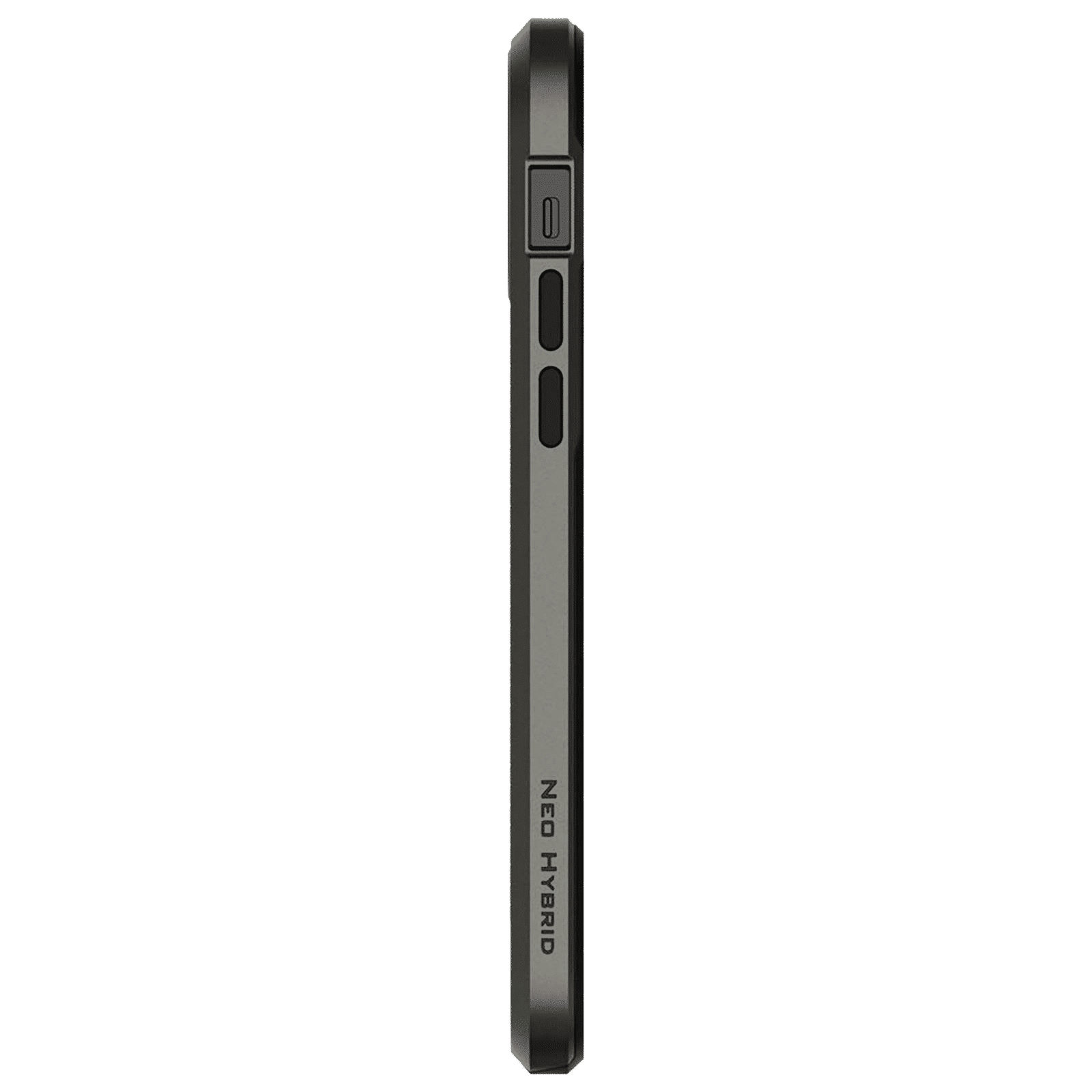 spigen Neo Hybrid Polycarbonate & TPU Back Cover for Apple iPhone 12, 12 Pro (Raised Edges, Gunmetal)_6