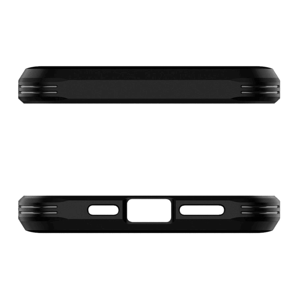 spigen Tough Armor TPU & Polycarbonate Back Case with Stand for Apple iPhone 12, 12 Pro (Wireless Charging Compatible, Gunmetal)_15
