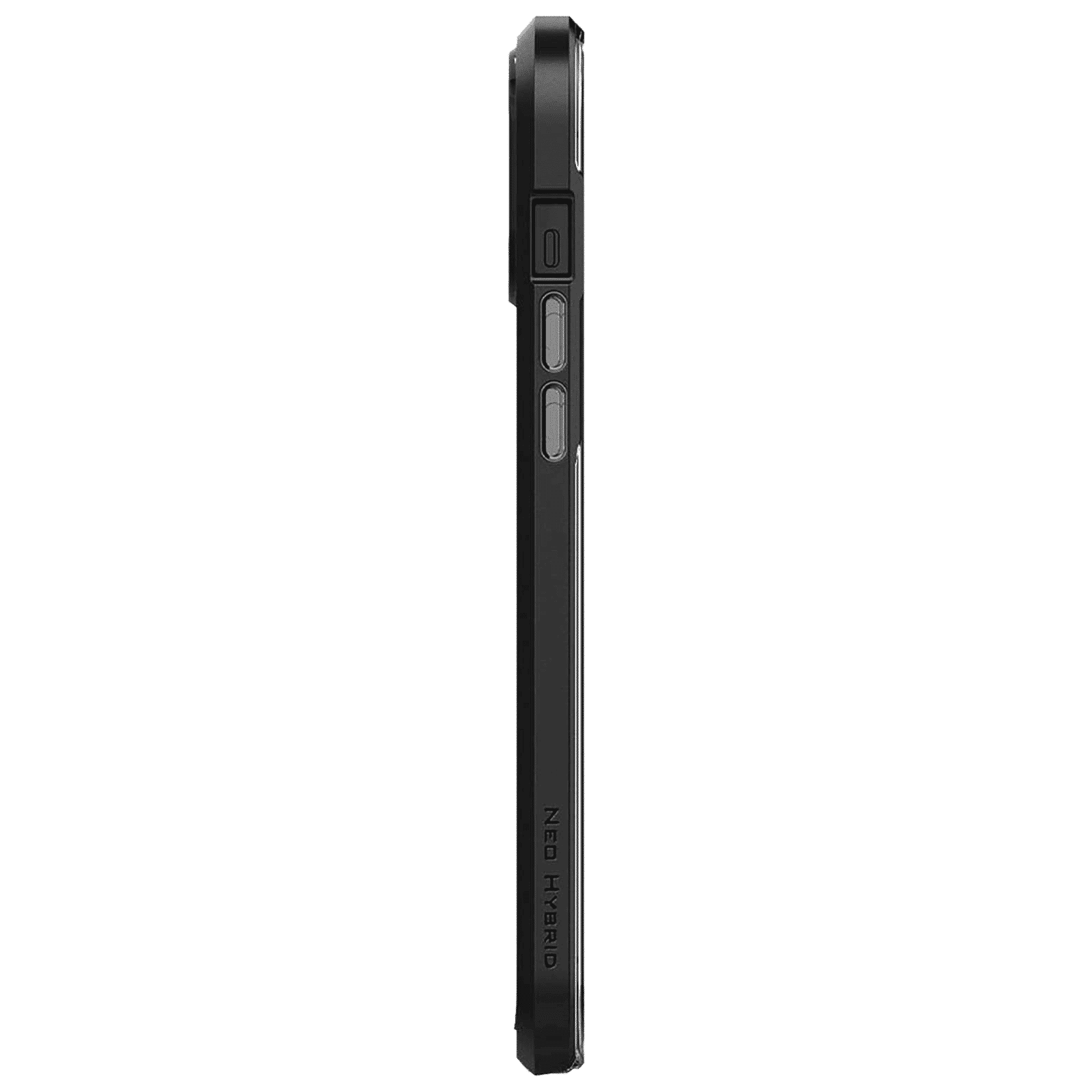 spigen Neo Hybrid Crystal TPU & PC Back Case For iPhone 12/iPhone 12 Pro (Hybrid Structure, ACS01706, Black)_6