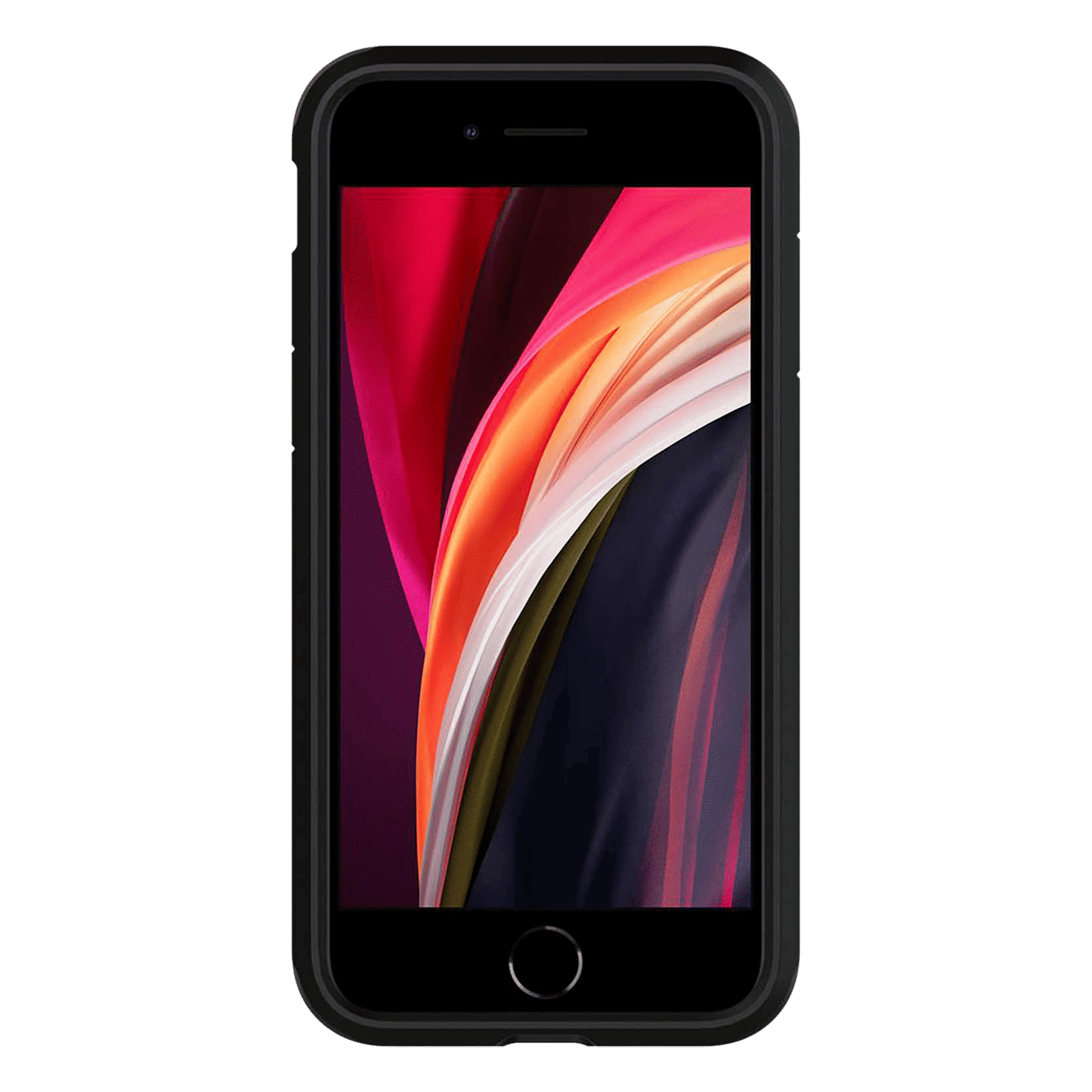 spigen Tough Armor TPU & Polycarbonate Back Case with Stand for Apple iPhone SE (Wireless Charging Compatible, Red) spigen Tough Armor TPU & Polycarbonate Back Case with Stand for Apple iPhone SE (Wireless Charging Compatible, Red)_3