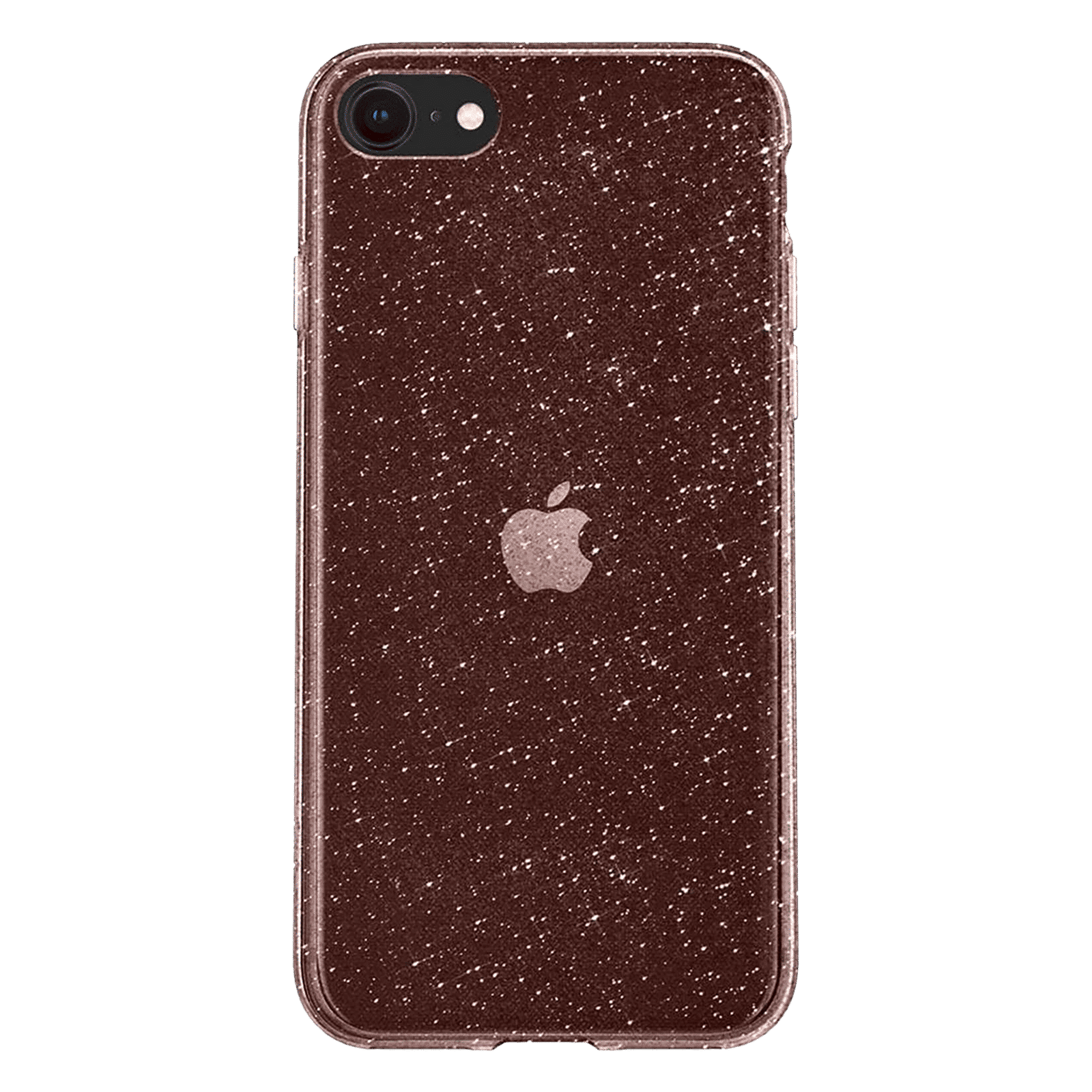 spigen Liquid Crystal Glitter TPU & Polycarbonate Back Cover for Apple iPhone 7, 8, SE (Wireless Charging Compatible, Crystal Quartz)_4