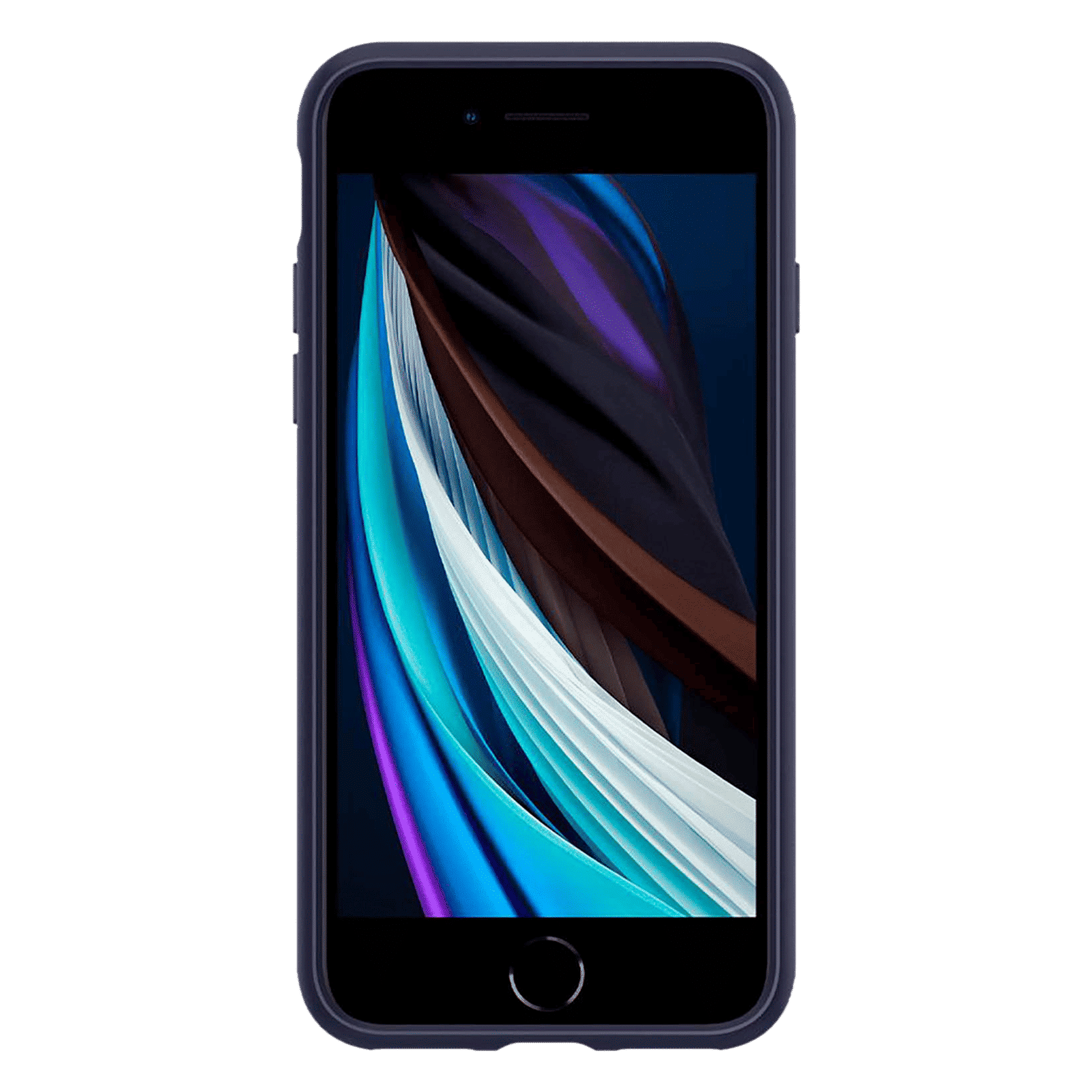 spigen Liquid Air TPU & Polycarbonate Back Cover for Apple iPhone SE (Wireless Charging Compatible, Midnight Blue) spigen Liquid Air TPU & Polycarbonate Back Cover for Apple iPhone SE (Wireless Charging Compatible, Midnight Blue)_3