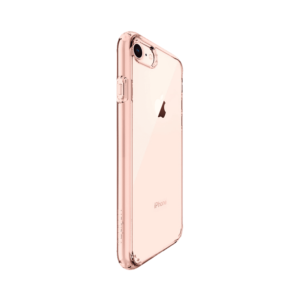 spigen Ultra Hybrid TPU & Polycarbonate Back Cover for Apple iPhone 7, 8, SE (Supports Wireless Charging, Rose Crystal)_10