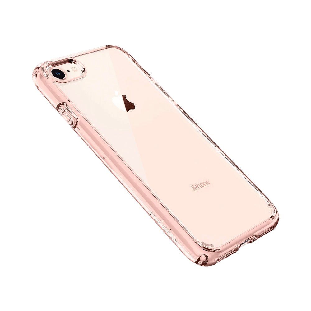 spigen Ultra Hybrid TPU & Polycarbonate Back Cover for Apple iPhone 7, 8, SE (Supports Wireless Charging, Rose Crystal)_11
