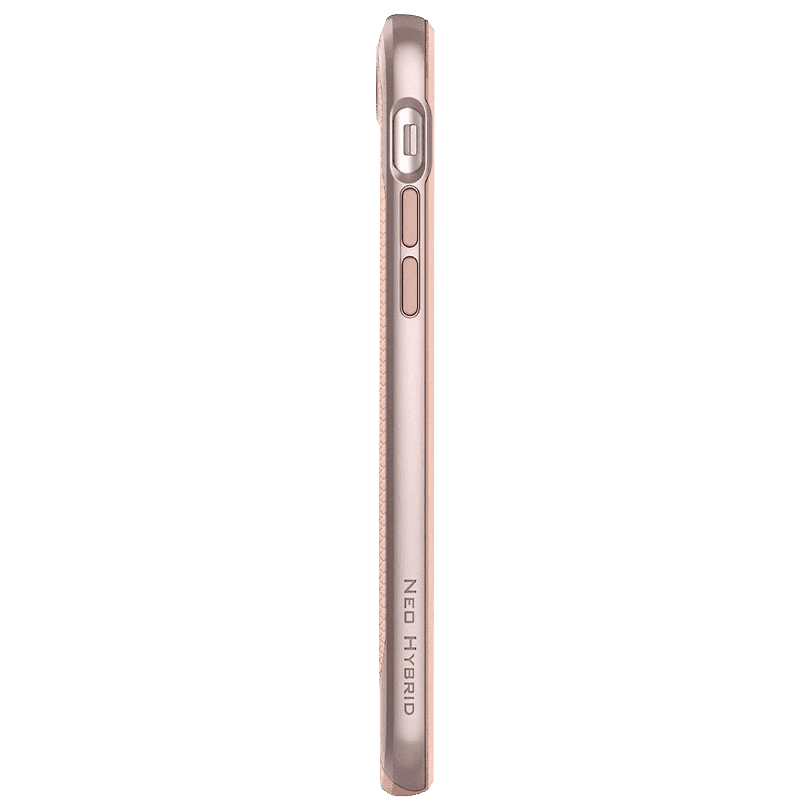 spigen Neo Hybrid Herringbone TPU & PC Back Case For iPhone SE (2020) (Air Cushion Technology, 054CS22202, Pale Dogwood)_4
