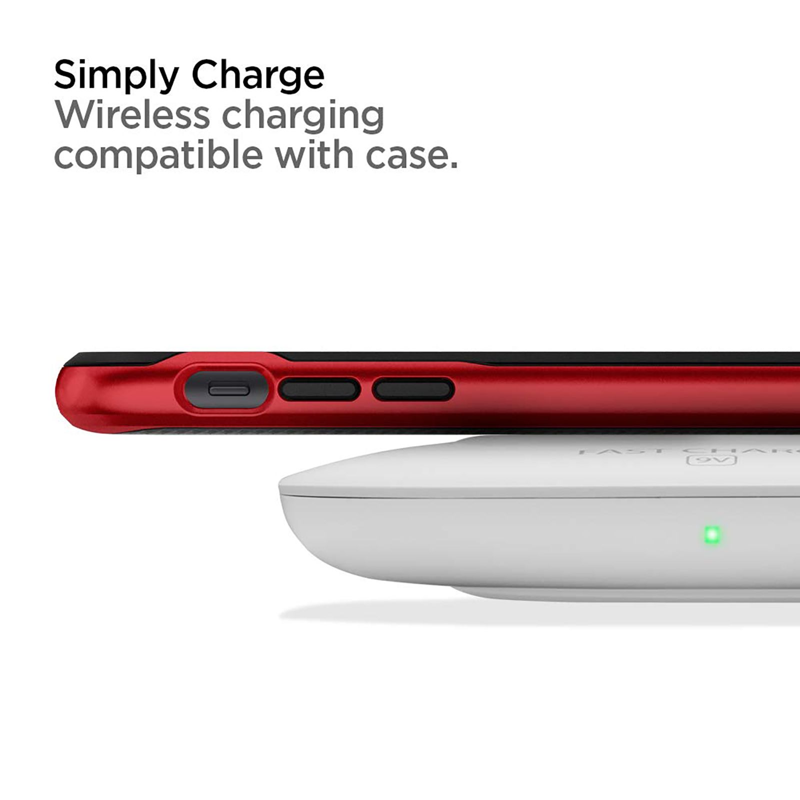 spigen TPU and Polycarbonate Back Cover for Apple iPhone XR (Camera Protection,, Red)_4