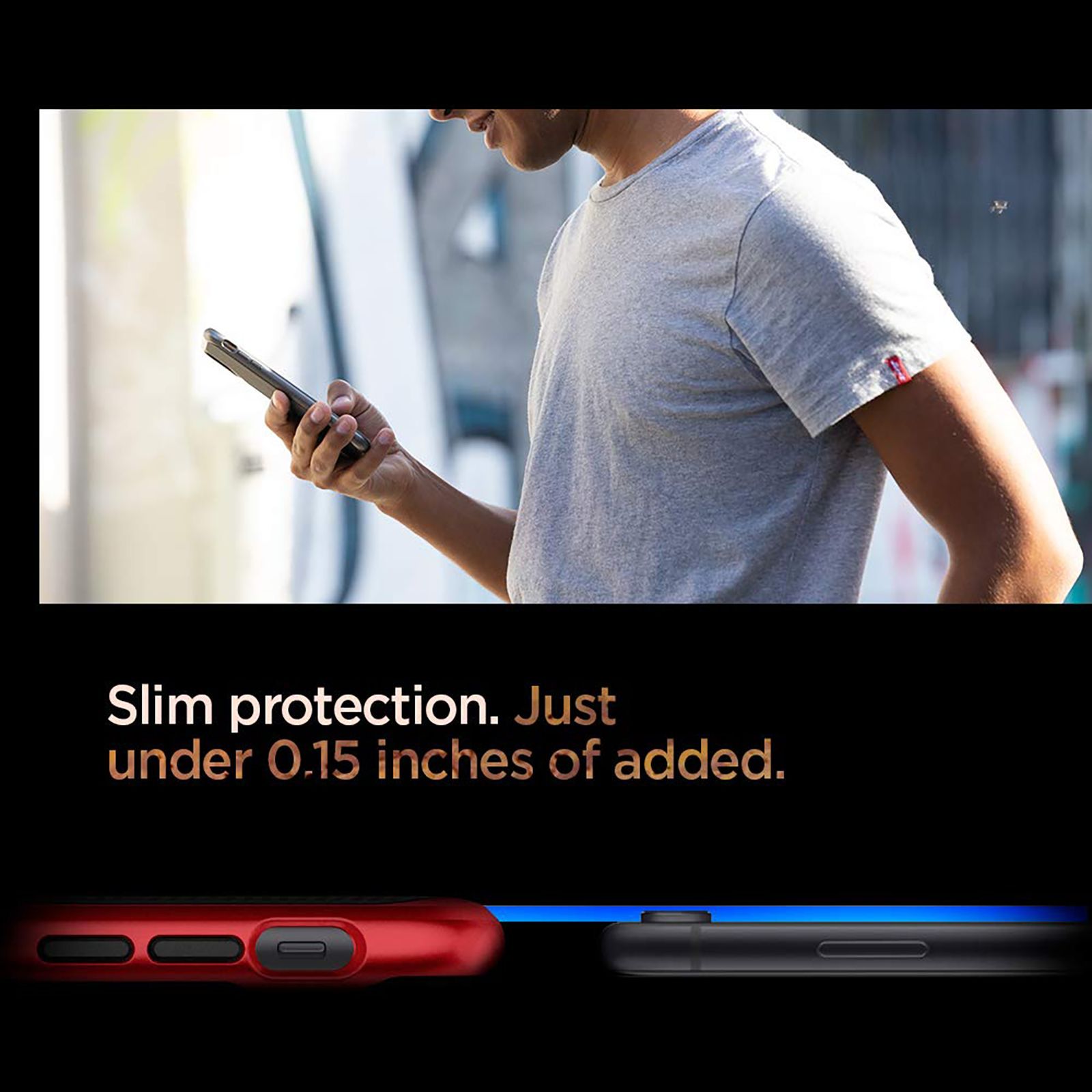 spigen TPU and Polycarbonate Back Cover for Apple iPhone XR (Camera Protection,, Red)_6