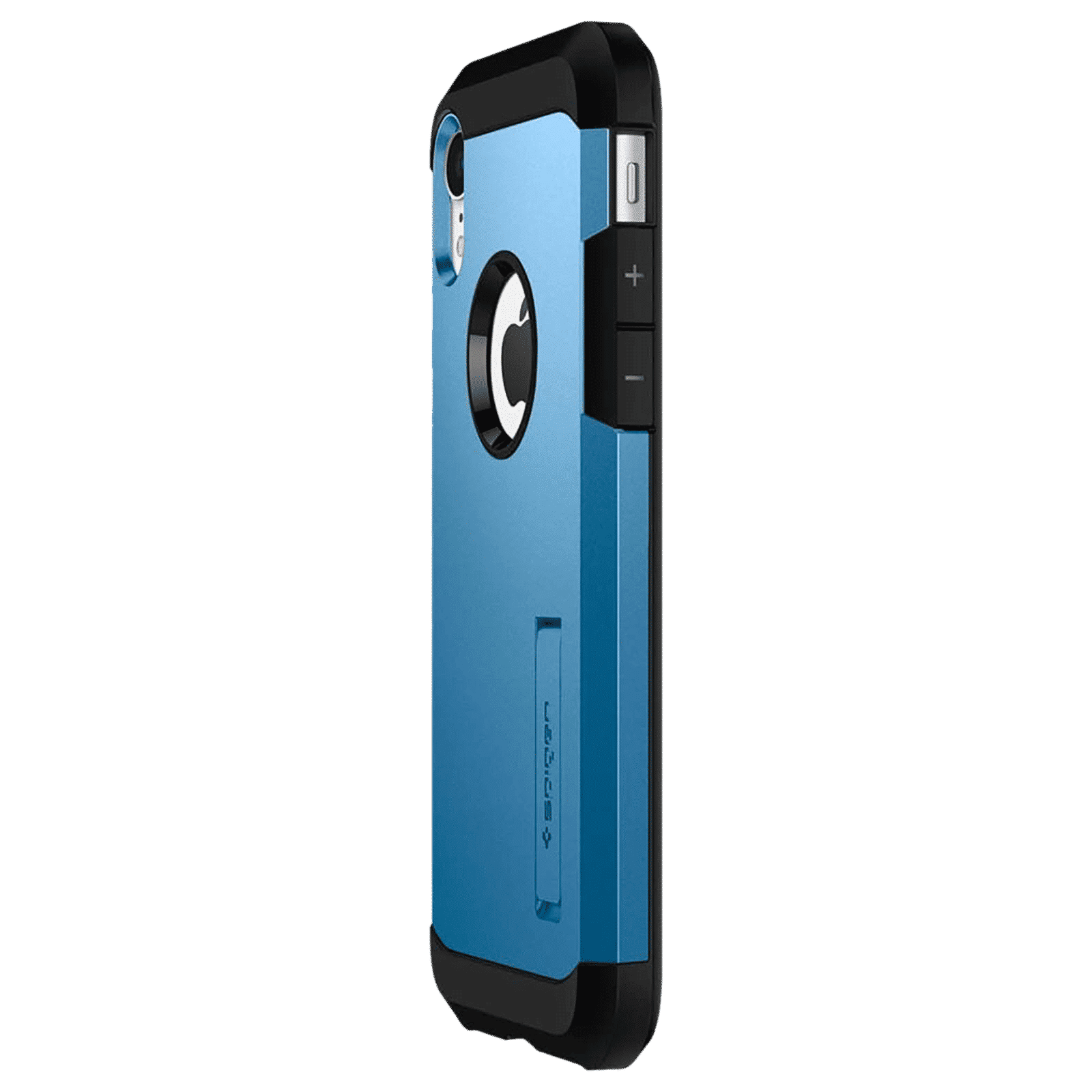 spigen Tough Armor TPU & Polycarbonate Back Case with Stand for Apple iPhone XR (Wireless Charging Compatible, Blue)_6