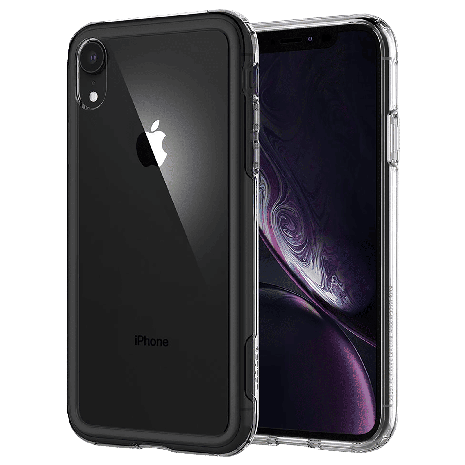 spigen Crystal Hybrid Polycarbonate & TPU Back Cover for Apple iPhone XR (Slim and Pocket Friendly Layer, Crystal Clear)_7