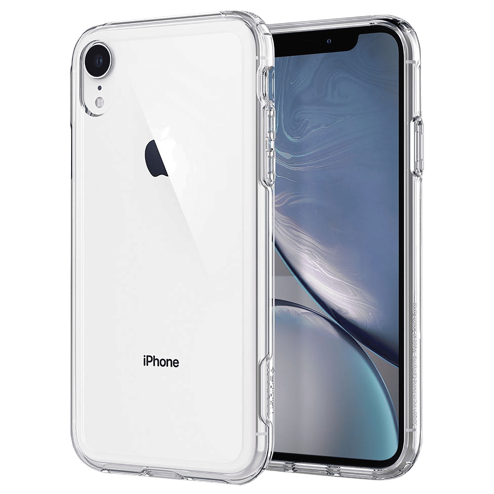 spigen Crystal Hybrid Polycarbonate & TPU Back Cover for Apple iPhone XR (Slim and Pocket Friendly Layer, Crystal Clear)_11