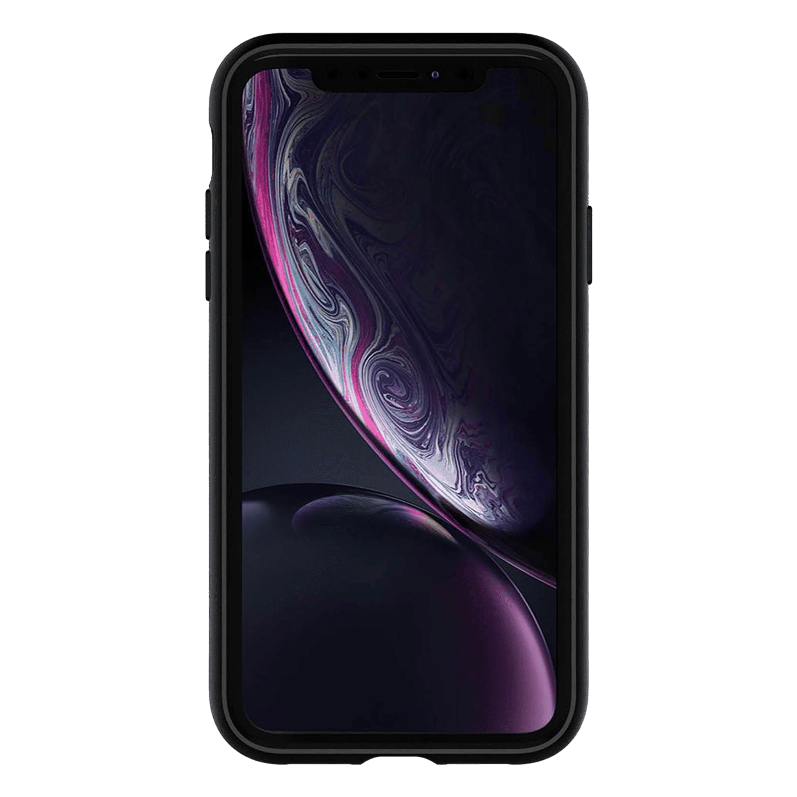 spigen Slim Armor CS TPU & Polycarbonate Back Cover for Apple iPhone XR (Wireless Charging Compatible, Black)_3