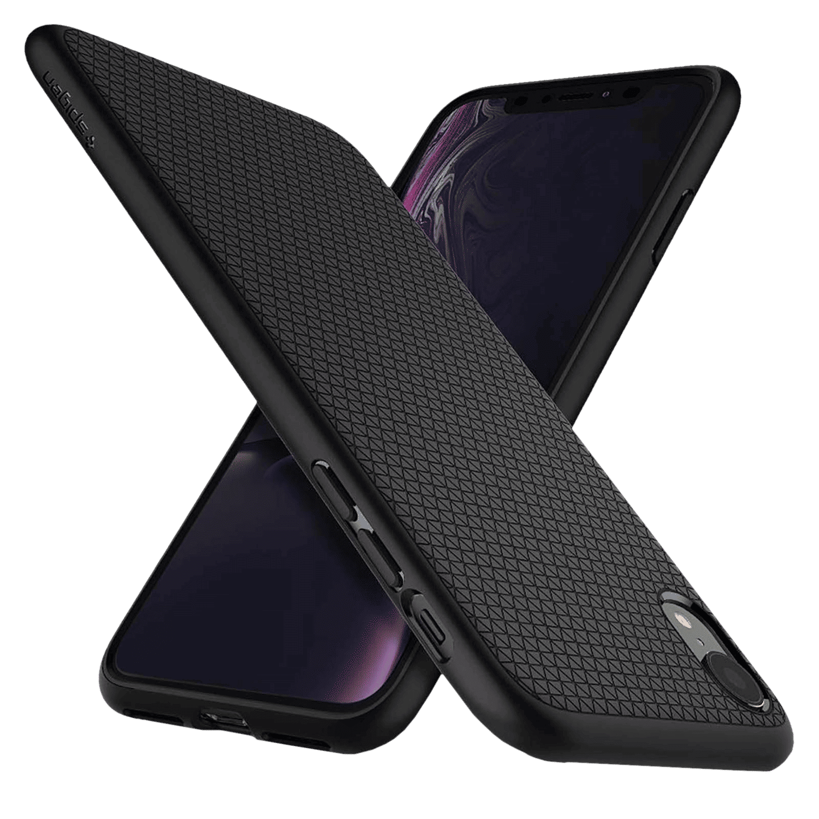 spigen Liquid Air TPU Back Cover for Apple iPhone XR (Wireless Charging Compatible, Matte Black) spigen Liquid Air TPU Back Cover for Apple iPhone XR (Wireless Charging Compatible, Matte Black)_3