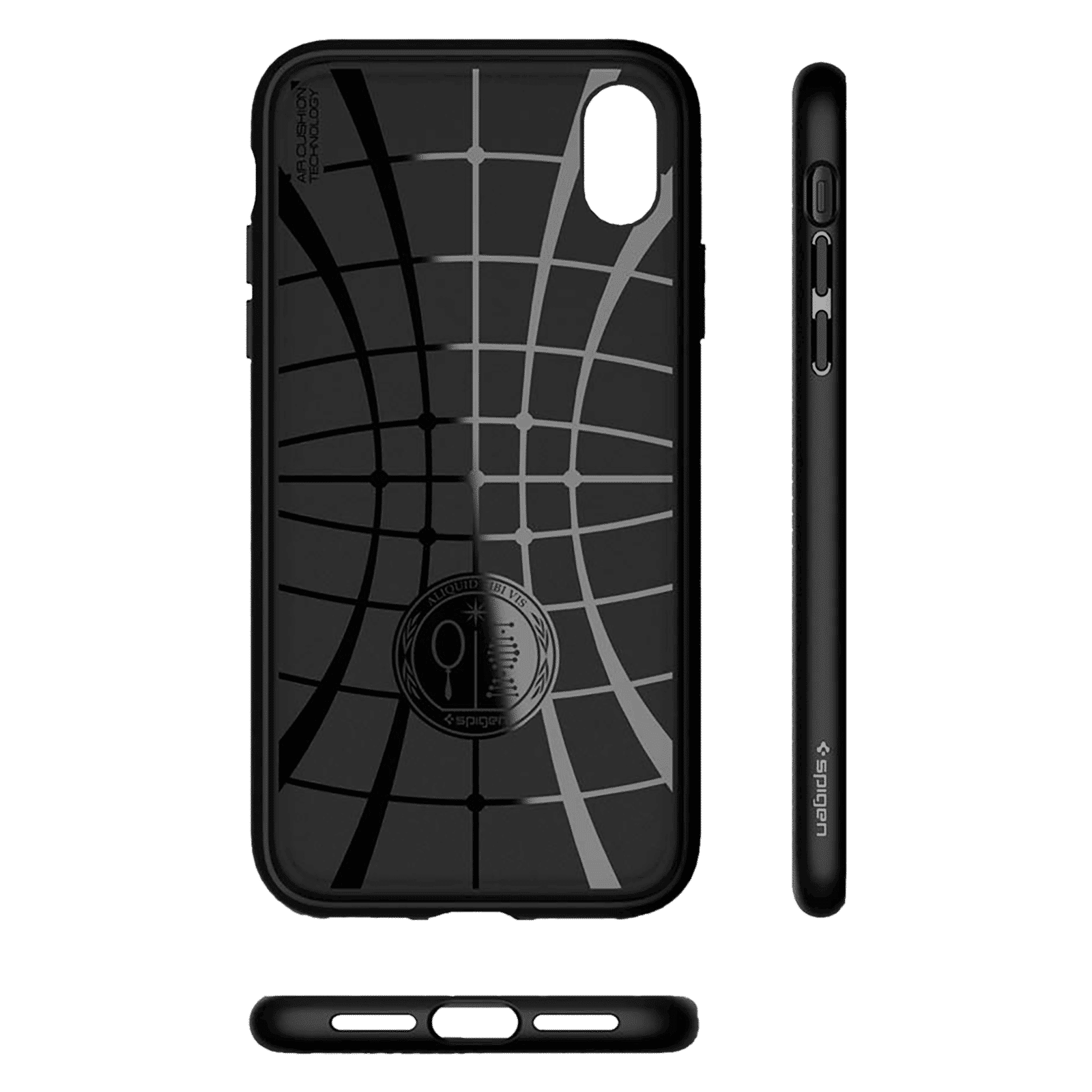 spigen Liquid Air TPU Back Cover for Apple iPhone XR (Wireless Charging Compatible, Matte Black) spigen Liquid Air TPU Back Cover for Apple iPhone XR (Wireless Charging Compatible, Matte Black)_4