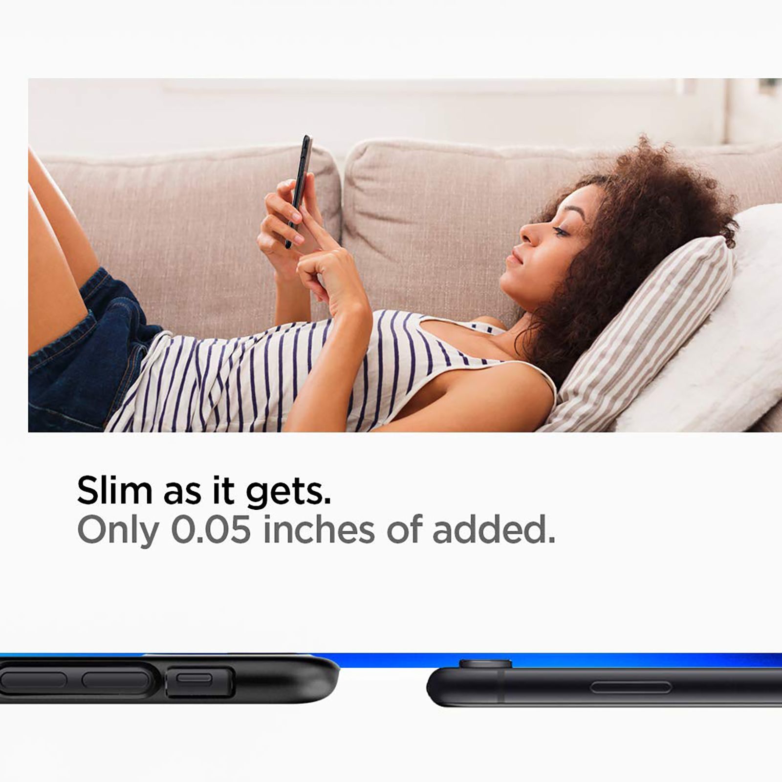 spigen Thin Fit Polycarbonate Back Cover for Apple iPhone XR (Wireless Charging Compatible, Black) spigen Thin Fit Polycarbonate Back Cover for Apple iPhone XR (Wireless Charging Compatible, Black)_9