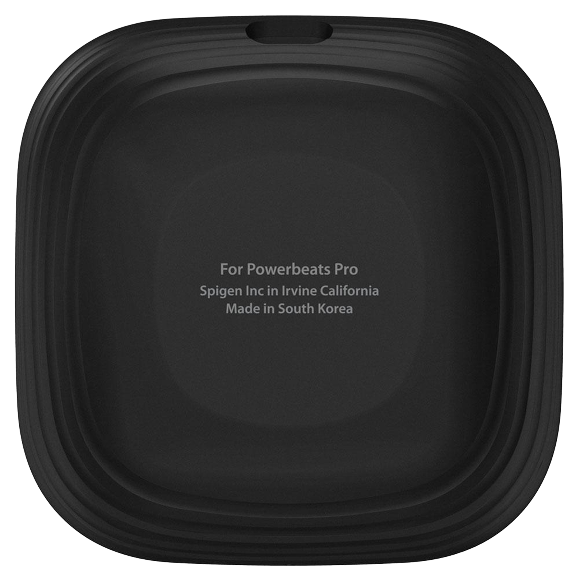 spigen Liquid Air Silicone Full Cover Case Powerbeats Pro (Shock Absorbent, ASD00258, Black)_9