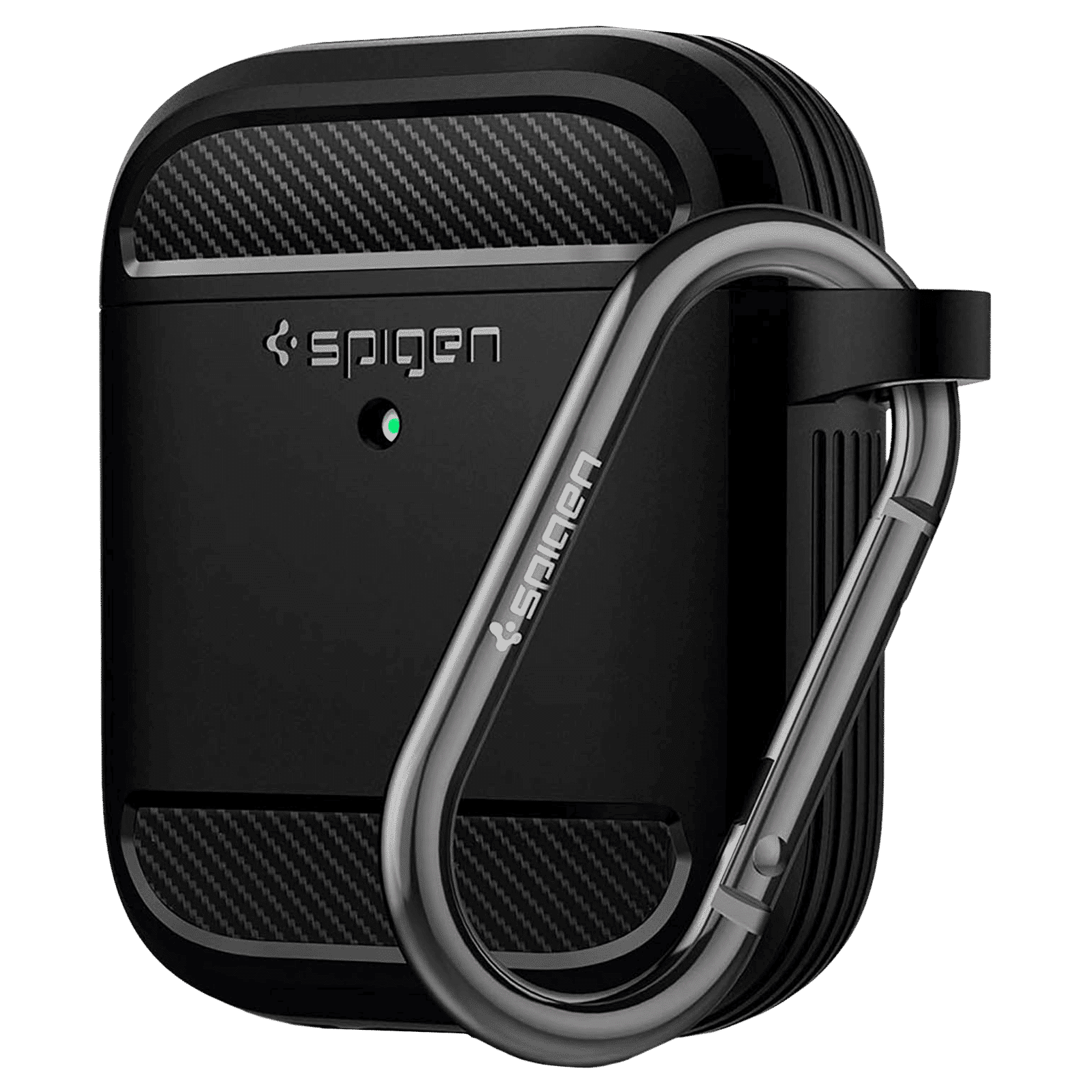 spigen Rugged Armor Full Cover Case (For Airpods 2, ASD01117, Matte Black) spigen Rugged Armor Full Cover Case (For Airpods 2, ASD01117, Matte Black)_1