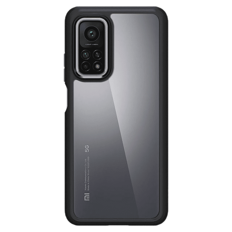 spigen Ultra Hybrid TPU & Polycarbonate Back Cover for Xiaomi Mi 10T, 10T Pro (Wireless Charging Compatible?, Matte Black)_8