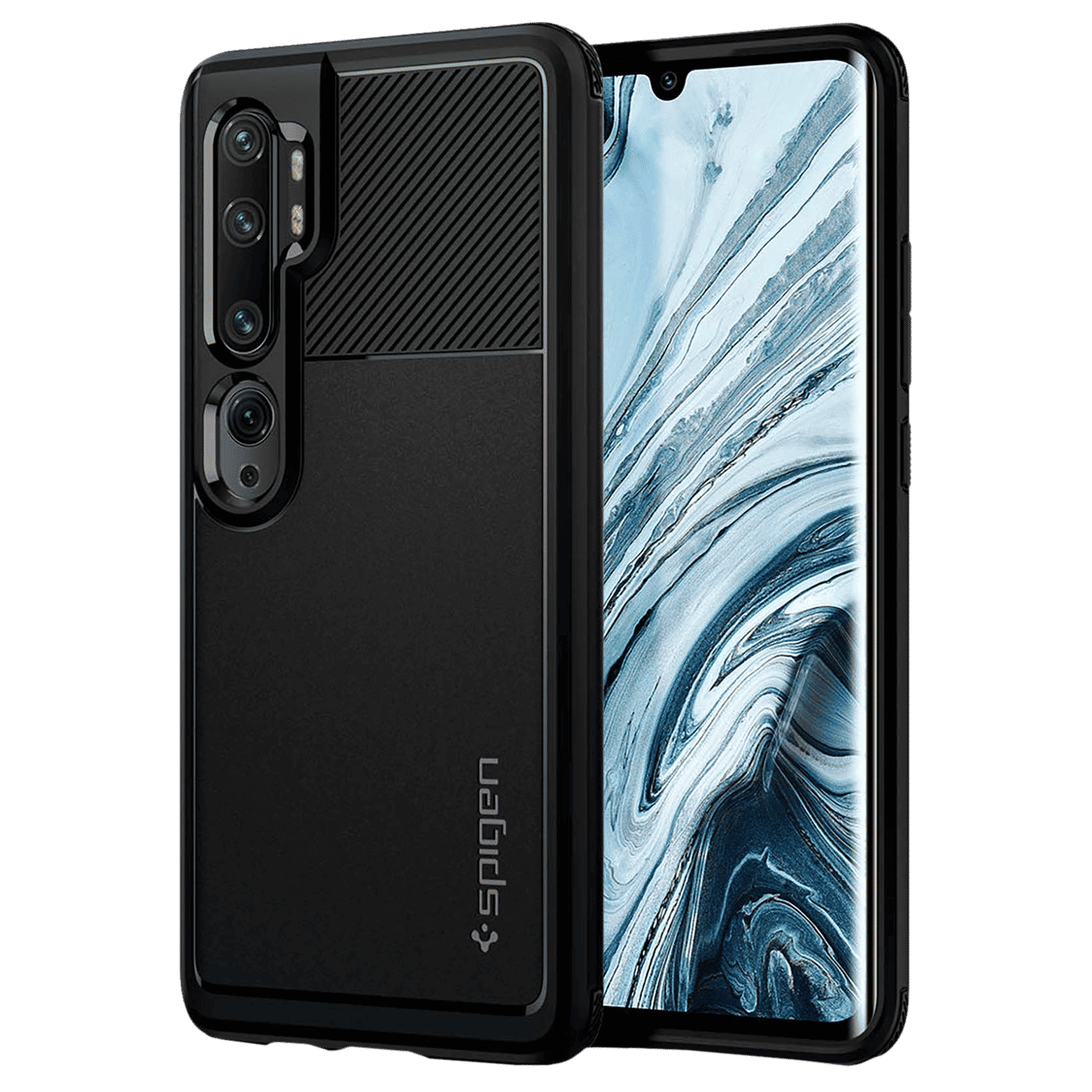 spigen Rugged Armor TPU Back Case For Honor 10 (Air Cushion Technology, ACS00603, Matte Black)_1