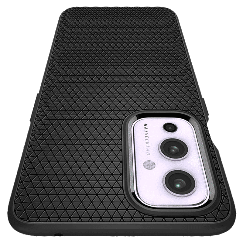 spigen Liquid Air TPU Back Cover for OnePlus 9 (Air Cushion Technology, Matte Black)_11