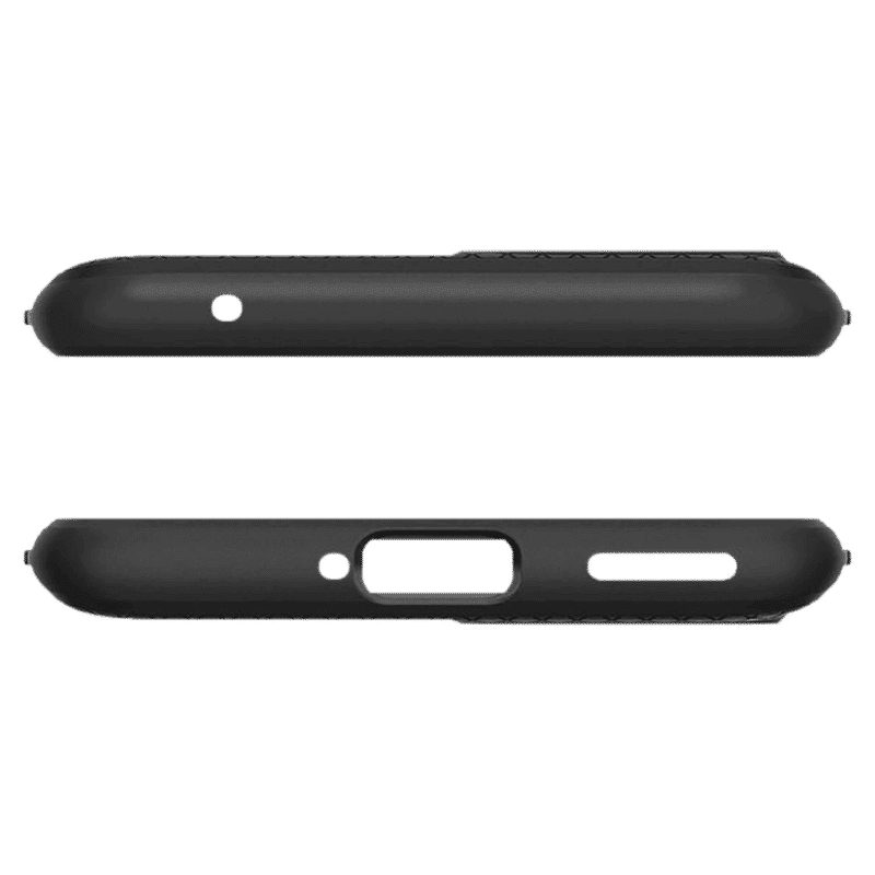 spigen Liquid Air TPU Back Cover for OnePlus 9 (Air Cushion Technology, Matte Black)_16